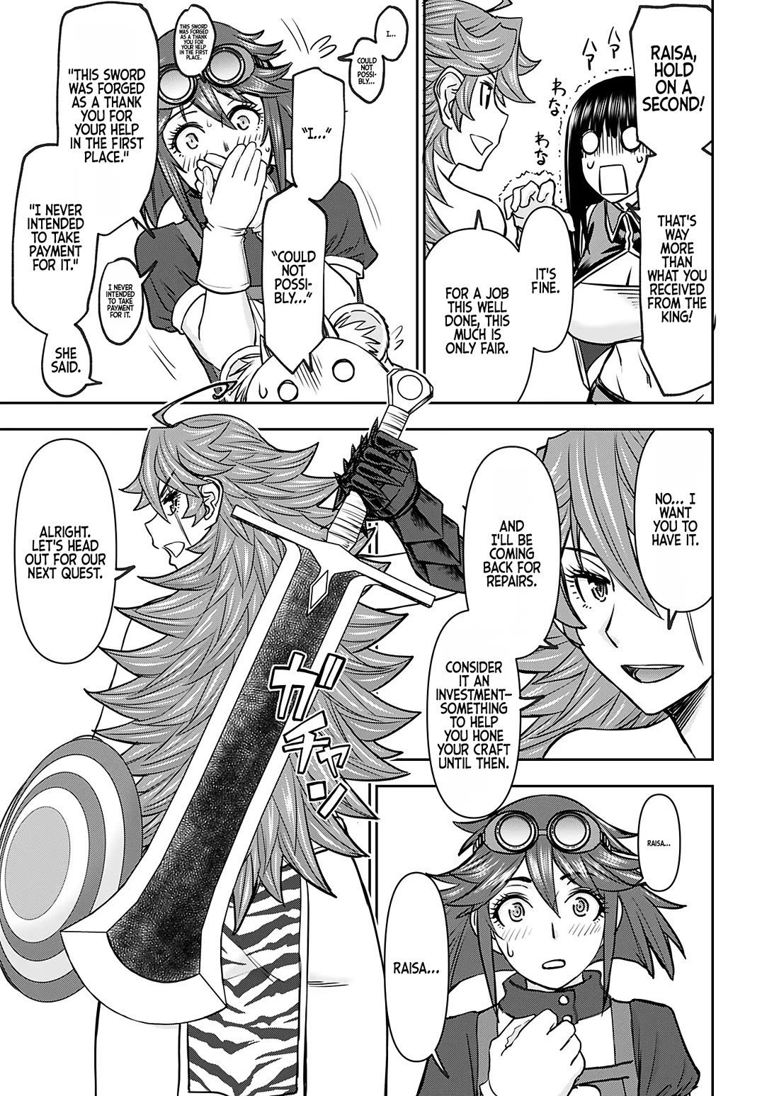 Isekai Sniper Is the Female Warrior's Mofumofu Pet Chapter 37 page 15 - Chapter 37: The Mithril Sword (Part 1)