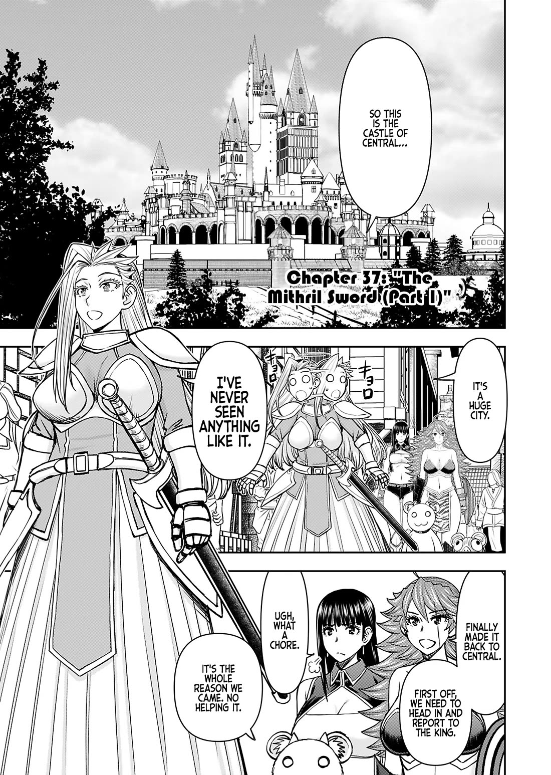 Isekai Sniper Is the Female Warrior's Mofumofu Pet Chapter 37 page 2 - Chapter 37: The Mithril Sword (Part 1)