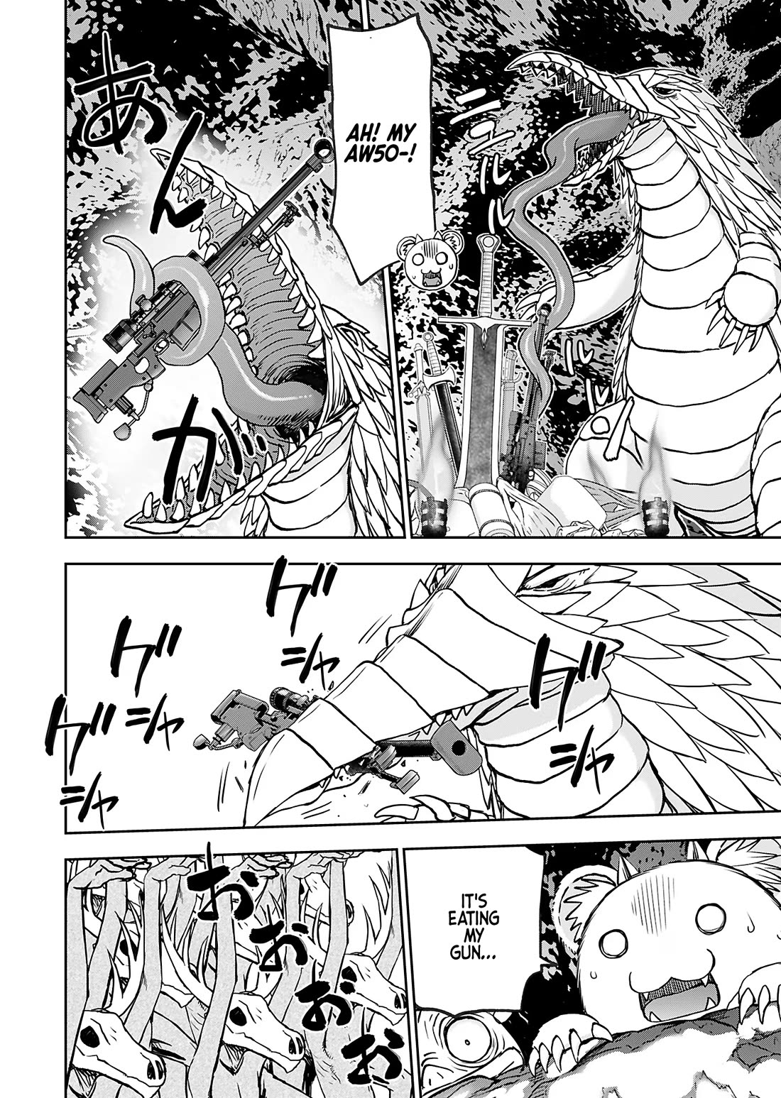 Isekai Sniper Is the Female Warrior's Mofumofu Pet Chapter 39 page 10 - Chapter 39: The Mithril Sword (Part 3)