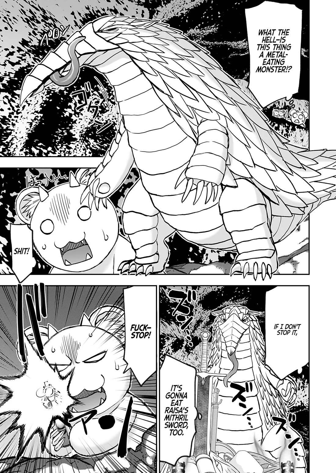 Isekai Sniper Is the Female Warrior's Mofumofu Pet Chapter 39 page 11 - Chapter 39: The Mithril Sword (Part 3)