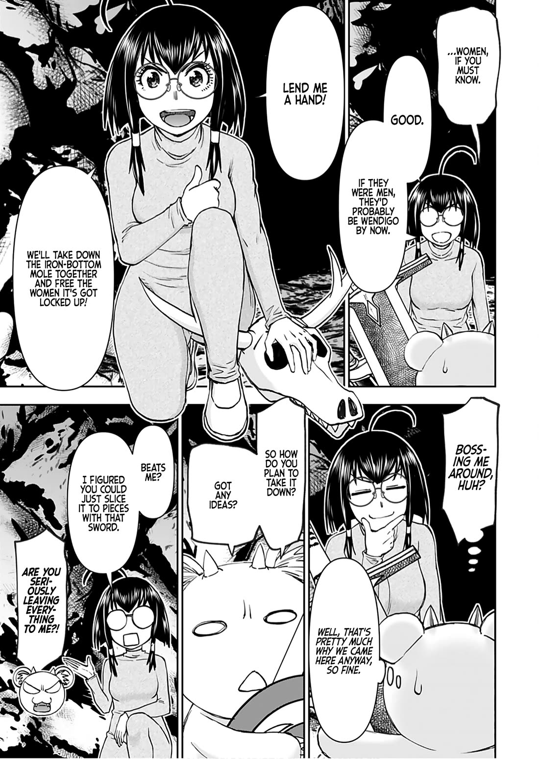 Isekai Sniper Is the Female Warrior's Mofumofu Pet Chapter 41 page 7 - Chapter 41: The Mithril Sword (Part 5)