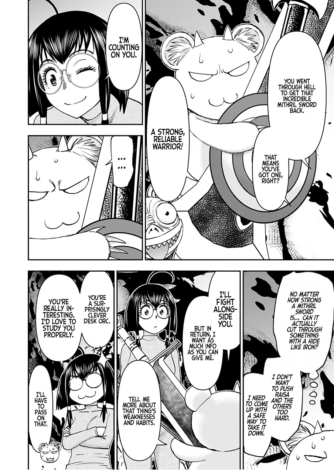 Isekai Sniper Is the Female Warrior's Mofumofu Pet Chapter 41 page 8 - Chapter 41: The Mithril Sword (Part 5)