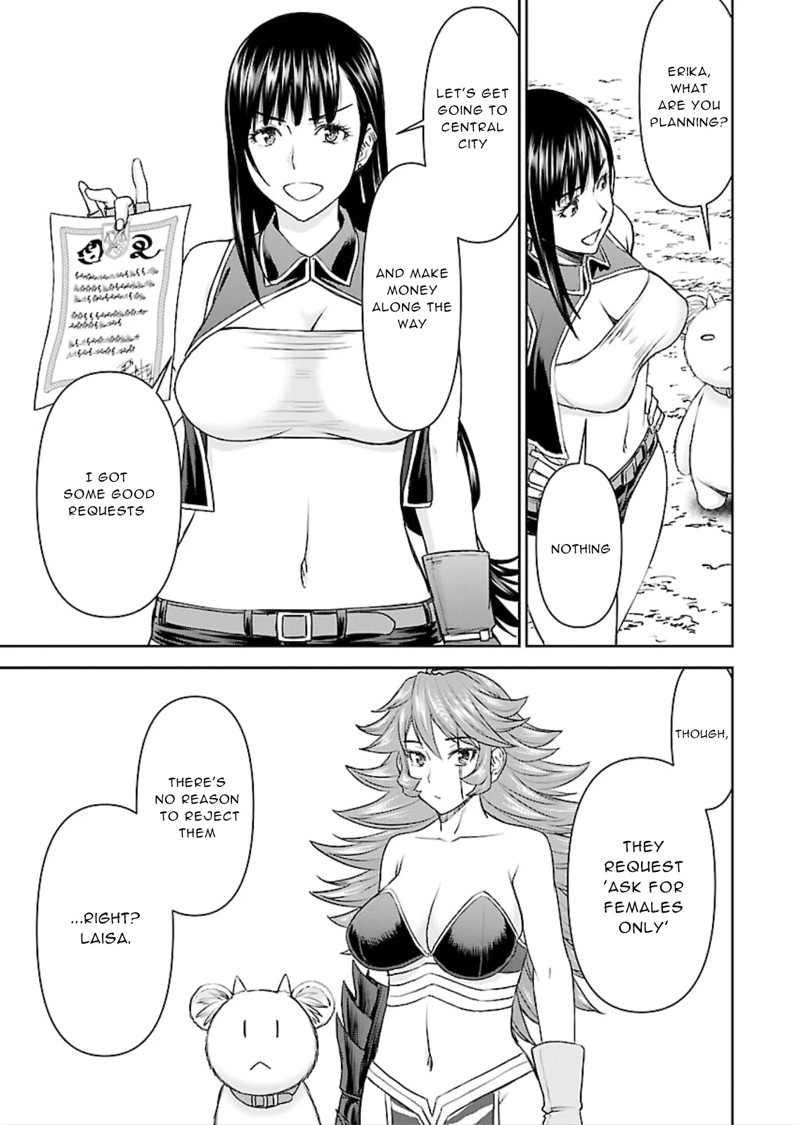 Isekai Sniper Is the Female Warrior's Mofumofu Pet Chapter 6 page 11 - Chapter 6: Dishonored! packed molester carriage (part 1)