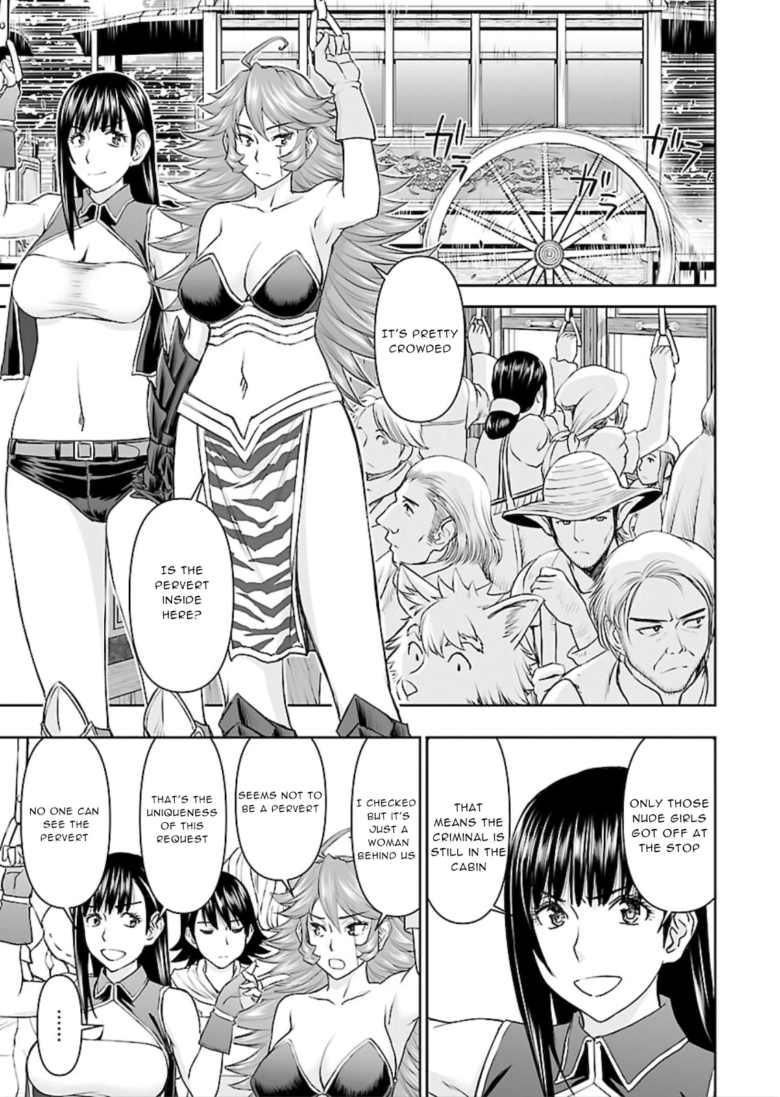 Isekai Sniper Is the Female Warrior's Mofumofu Pet Chapter 6 page 25 - Chapter 6: Dishonored! packed molester carriage (part 1)