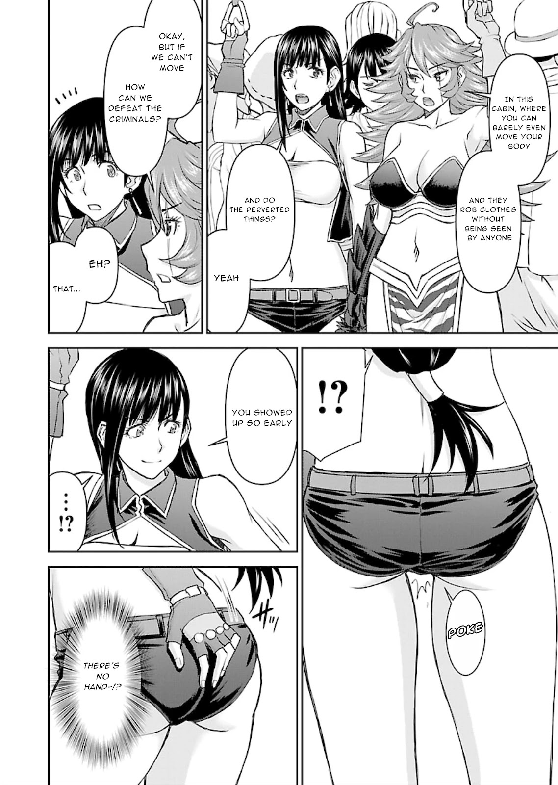 Isekai Sniper Is the Female Warrior's Mofumofu Pet Chapter 6 page 26 - Chapter 6: Dishonored! packed molester carriage (part 1)