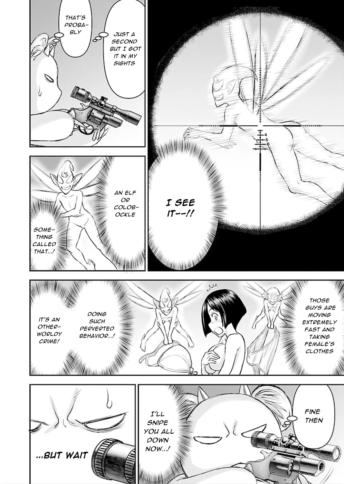 Isekai Sniper Is the Female Warrior's Mofumofu Pet Chapter 7 page 10 - Chapter 7: Dishonored! Packed Molester Carriage (Part 2)