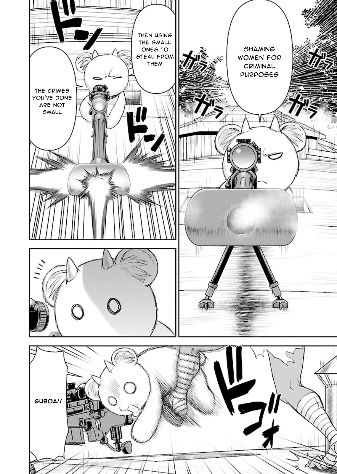 Isekai Sniper Is the Female Warrior's Mofumofu Pet Chapter 7 page 22 - Chapter 7: Dishonored! Packed Molester Carriage (Part 2)