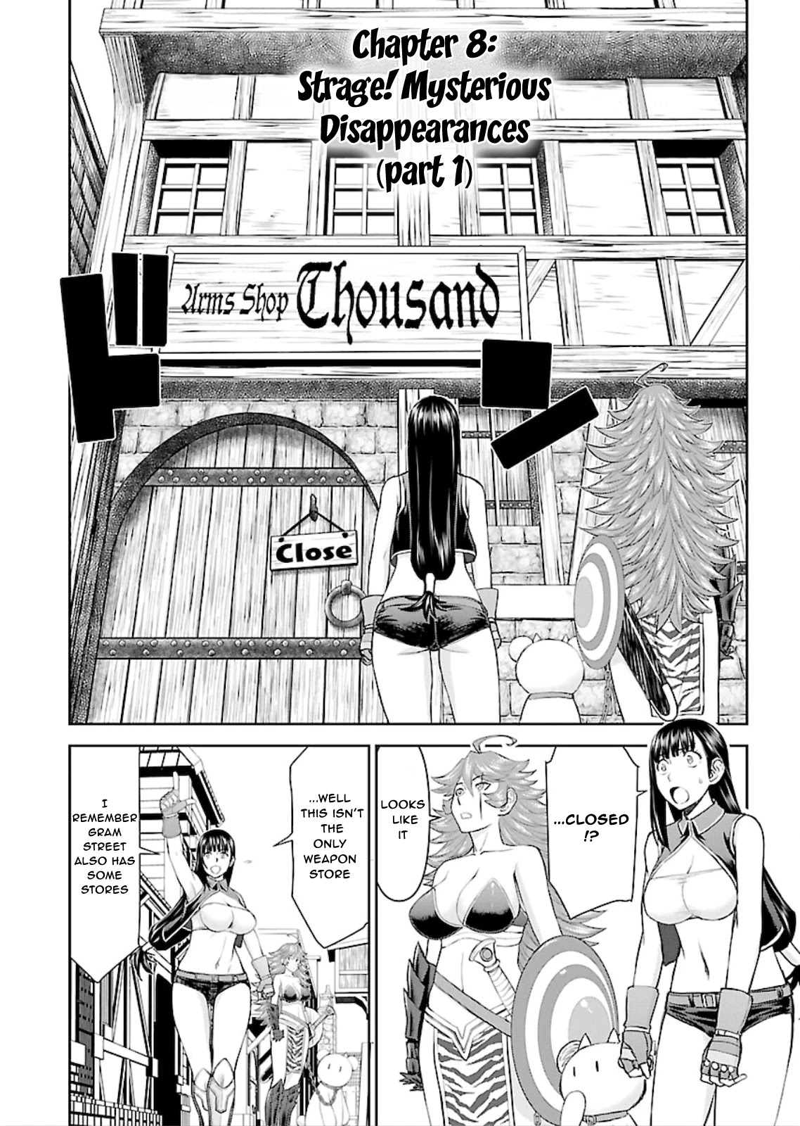 Isekai Sniper Is the Female Warrior's Mofumofu Pet Chapter 8 page 4 - Chapter 8: Strage! Mysterious Disappearances (Part 1)