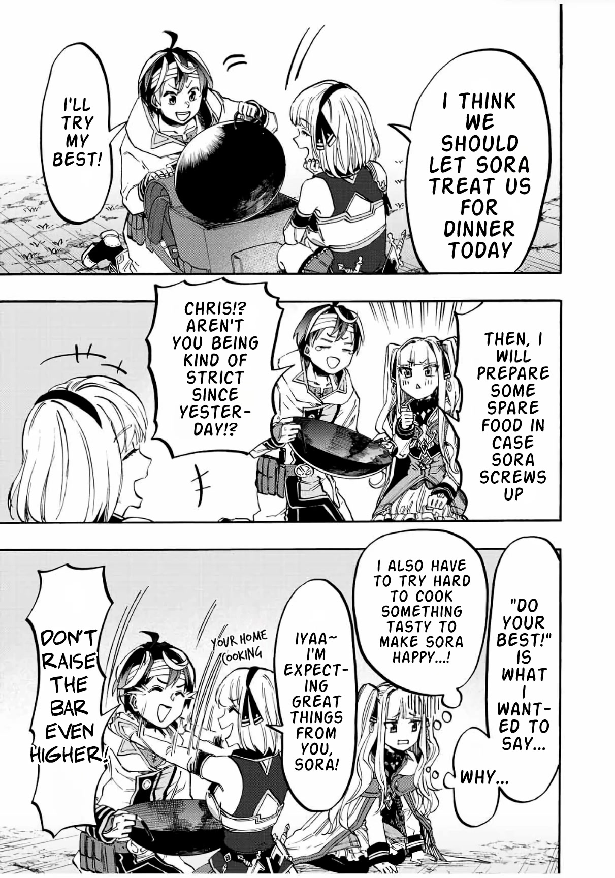 Isekai Walking Chapter 18 page 4 - Chapter 18: Sora's Home Cooking