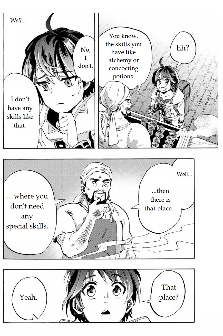 Isekai Walking Chapter 2 page 4 - Chapter 2: Find a Job