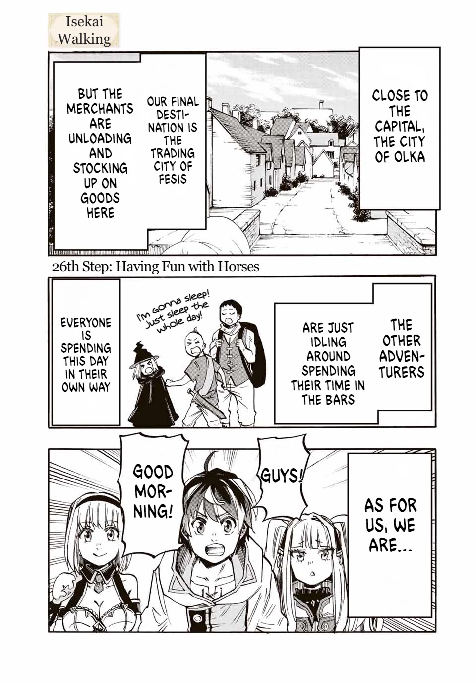 Isekai Walking Chapter 26 page 1 - Chapter 26: Having Fun with Horses