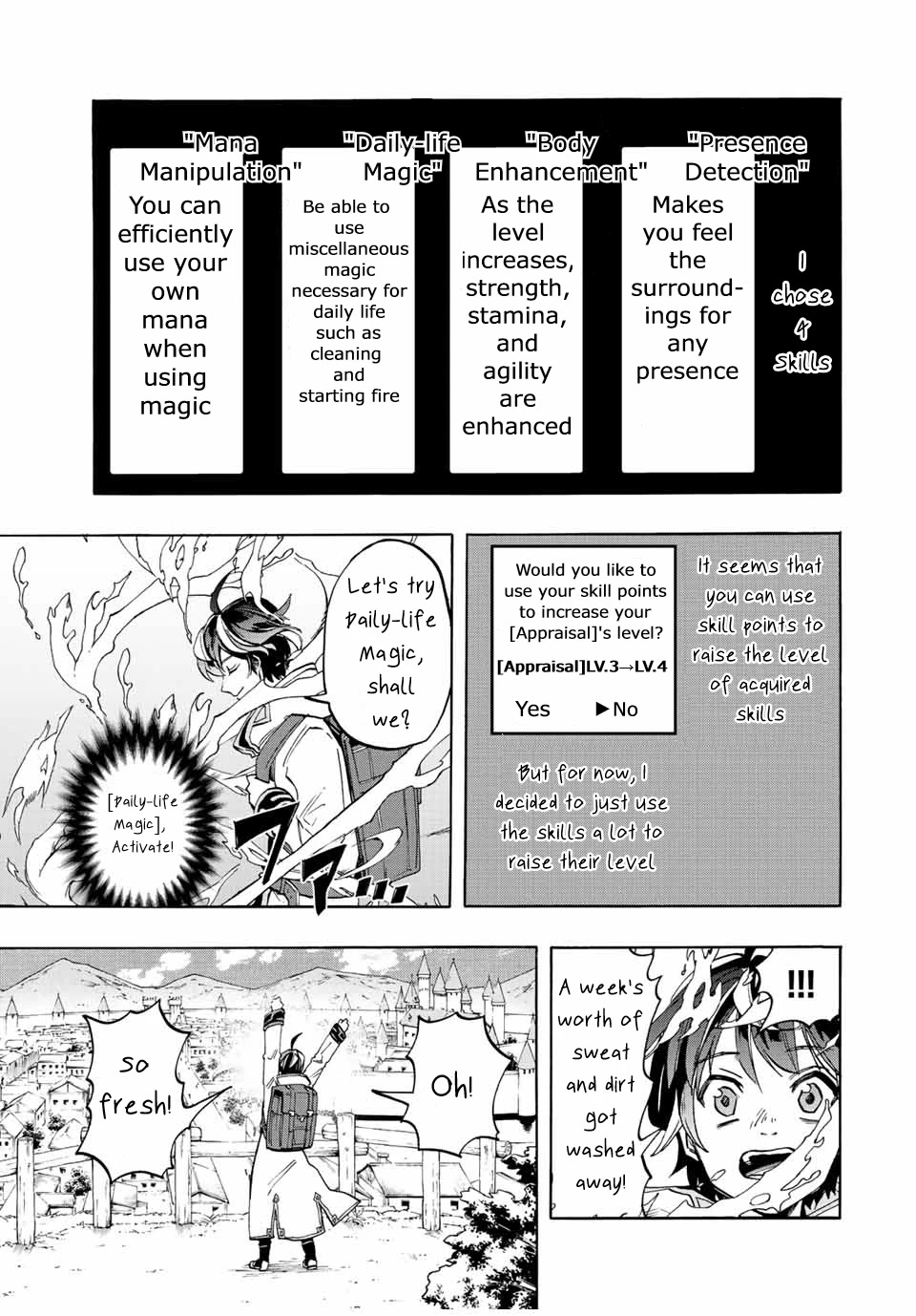 Isekai Walking Chapter 3 page 5 - Chapter 3: First Time Outside
