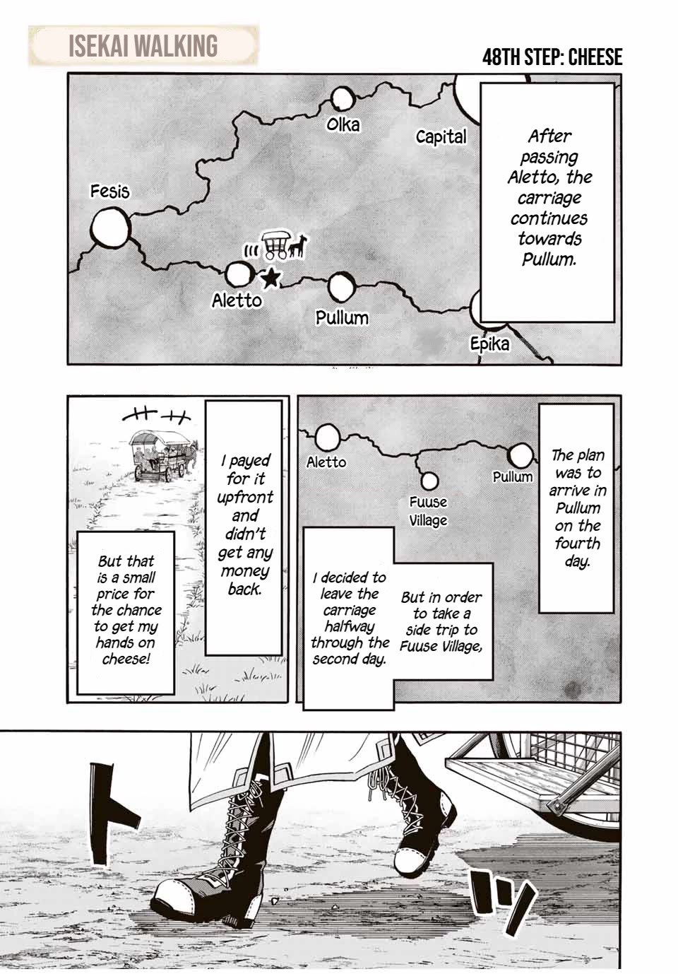 Isekai Walking Chapter 48 page 1 - Chapter 48: Cheese