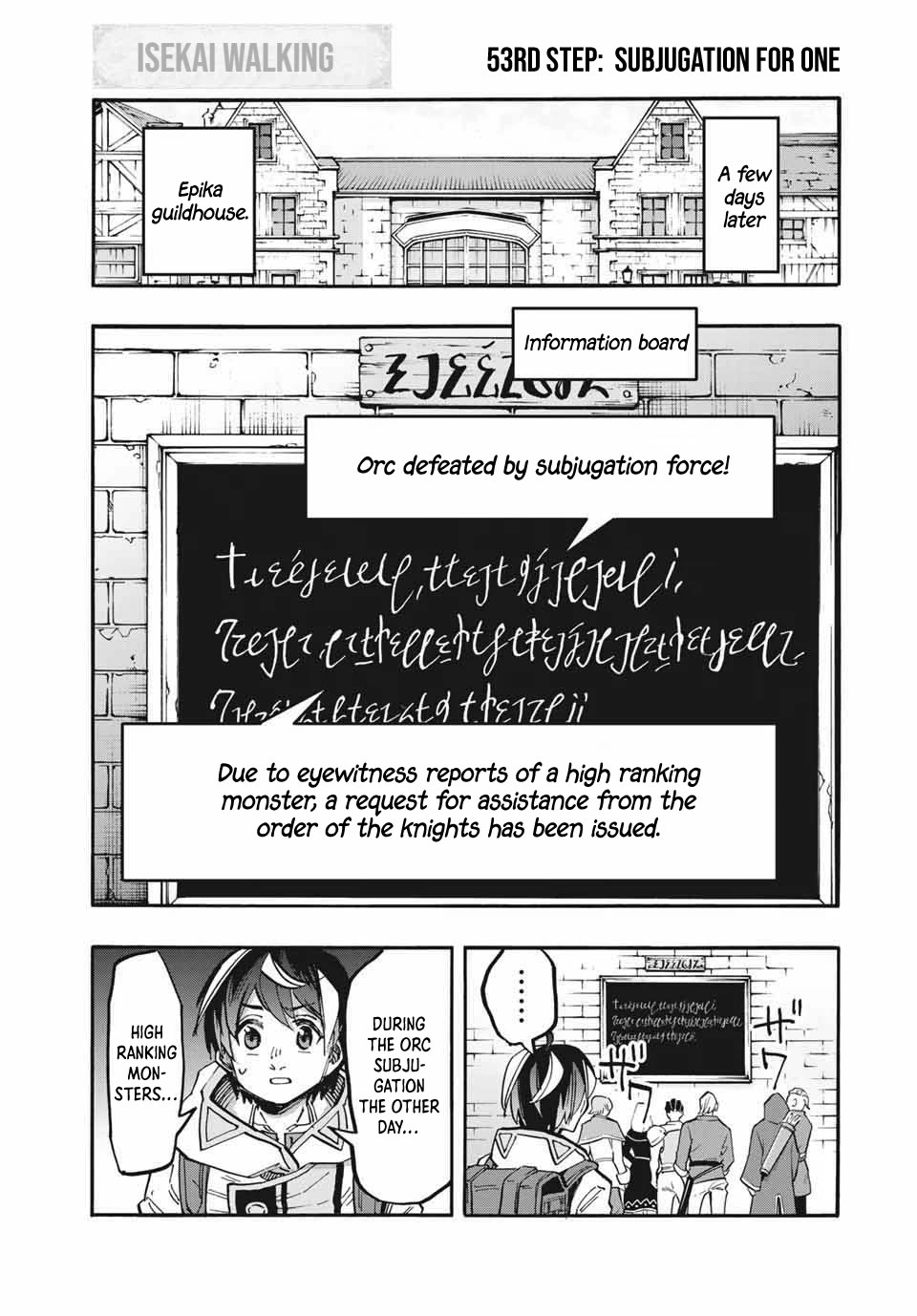 Isekai Walking Chapter 53 page 1 - Chapter 53: Subjugation for One