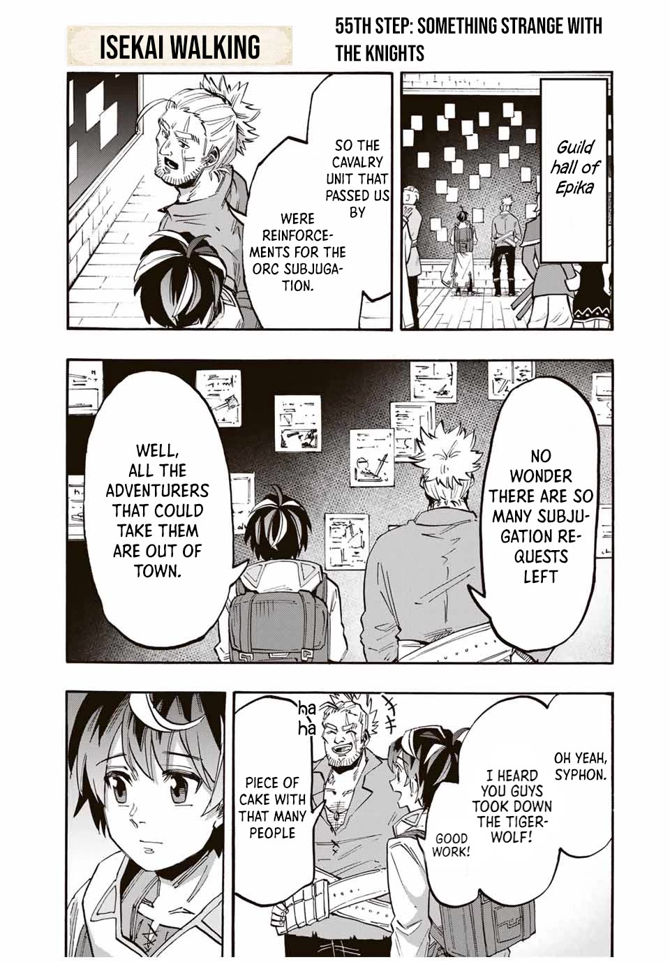 Isekai Walking Chapter 55 page 1 - Chapter 55: Something Strange with the Knights