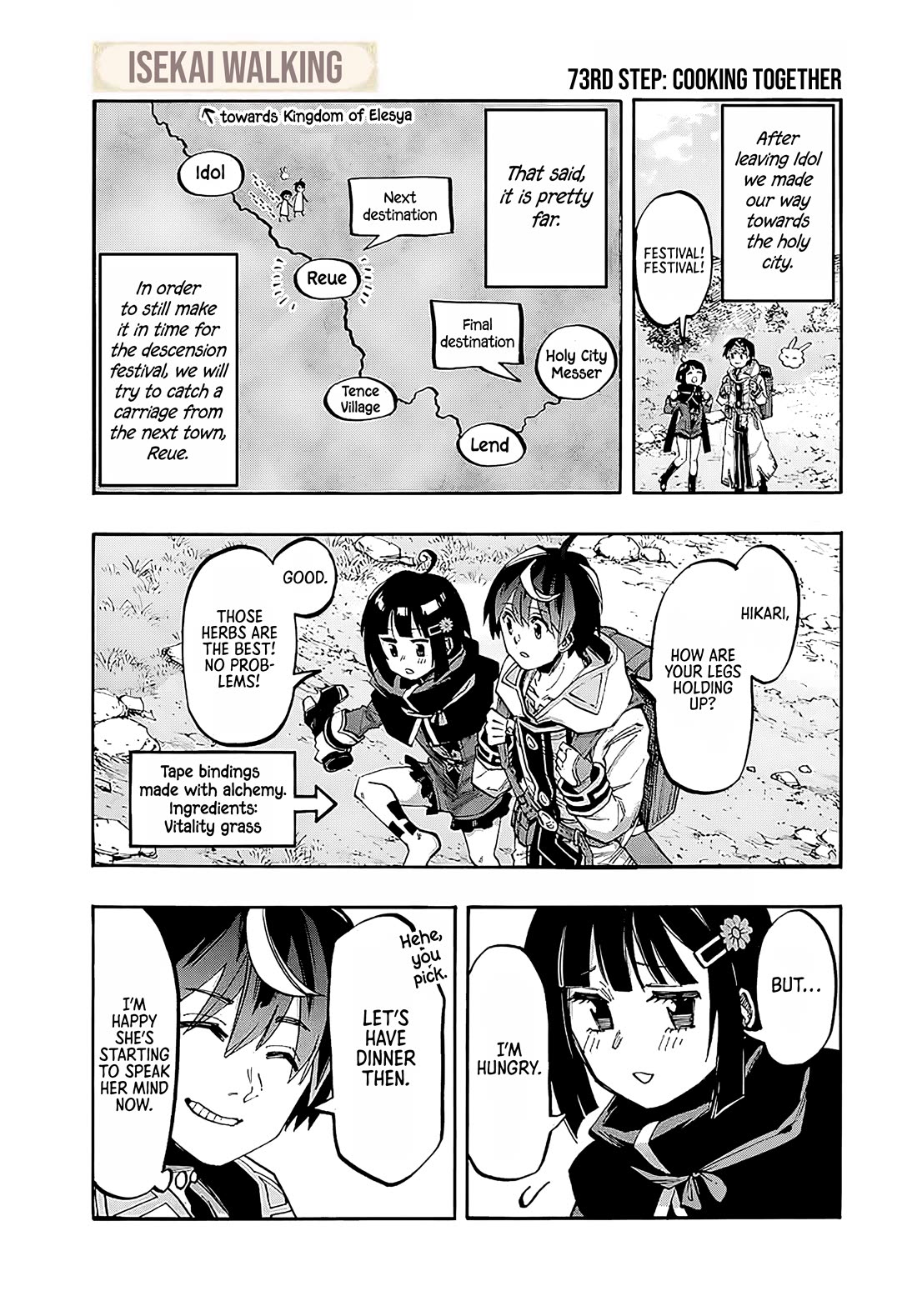 Isekai Walking Chapter 73 page 2 - Chapter 73: Cooking Together