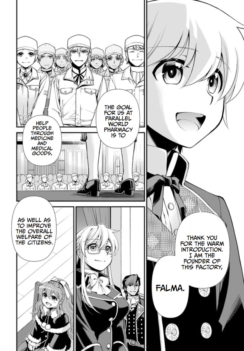 Isekai Yakkyoku Chapter 47 page 10 - Chapter 47: Marseille's Factory Operation and Commemorative Photo