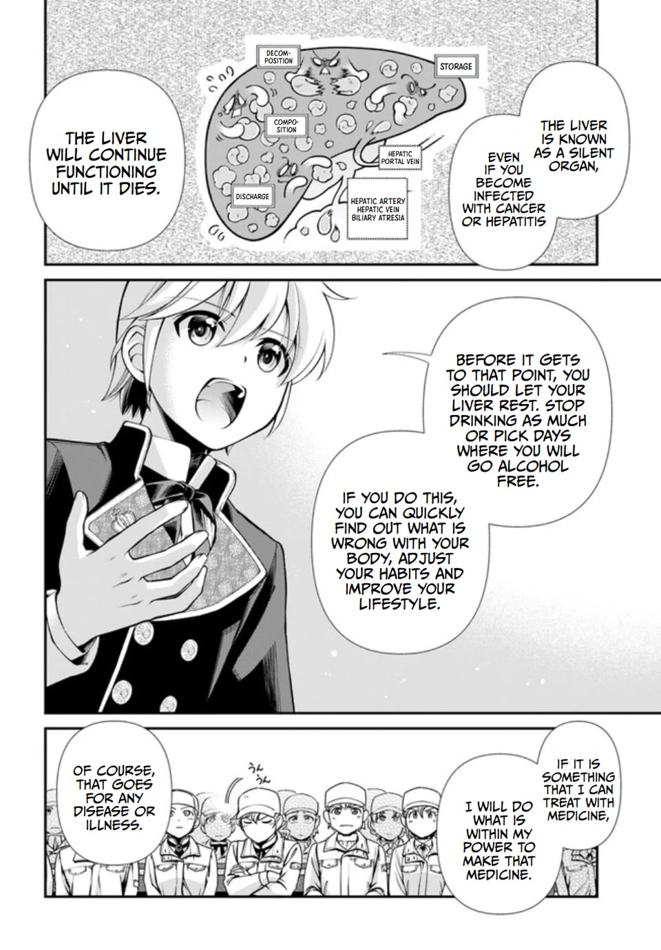 Isekai Yakkyoku Chapter 47 page 14 - Chapter 47: Marseille's Factory Operation and Commemorative Photo