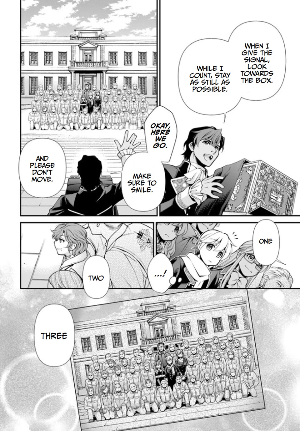 Isekai Yakkyoku Chapter 47 page 20 - Chapter 47: Marseille's Factory Operation and Commemorative Photo