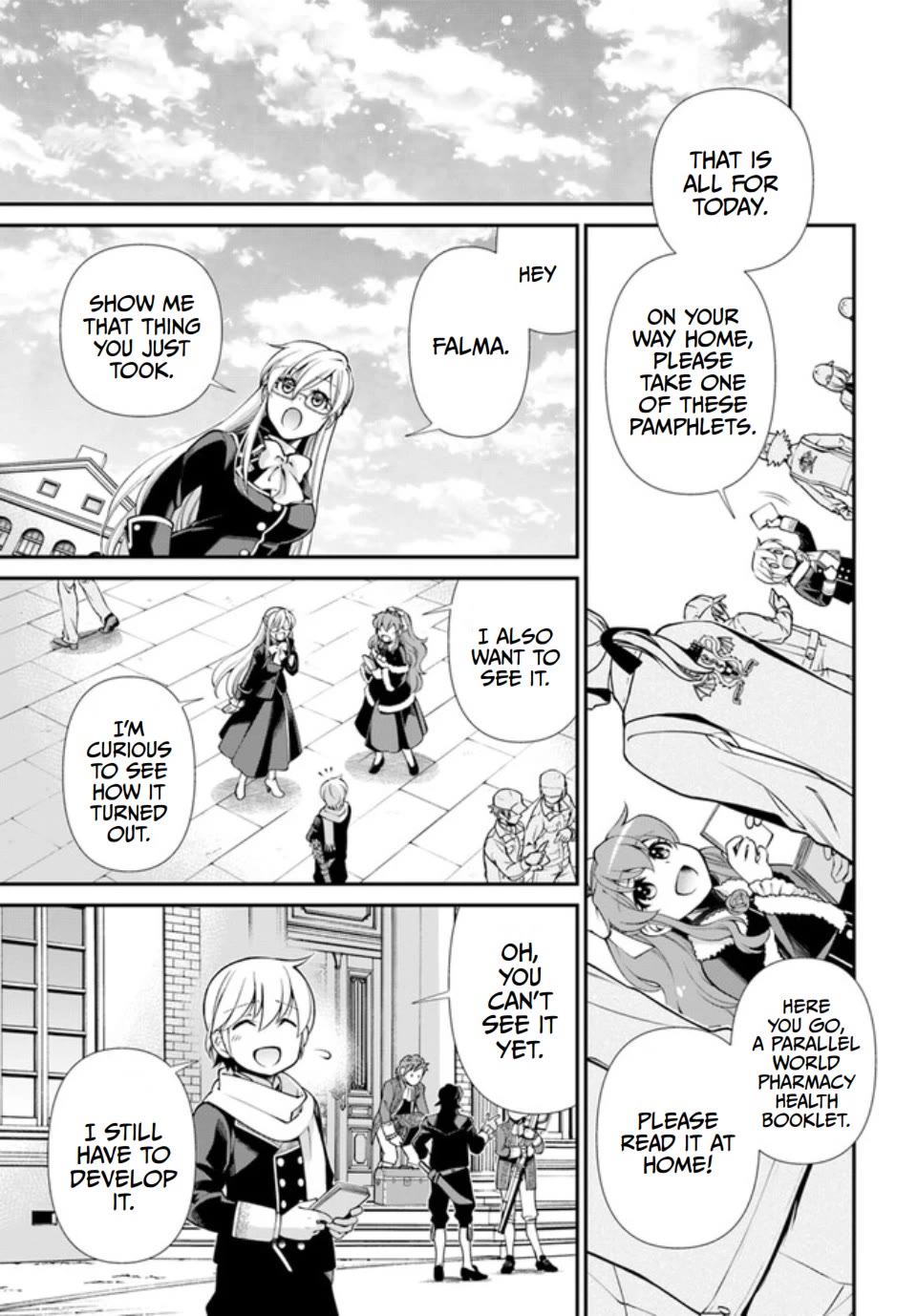 Isekai Yakkyoku Chapter 47 page 21 - Chapter 47: Marseille's Factory Operation and Commemorative Photo