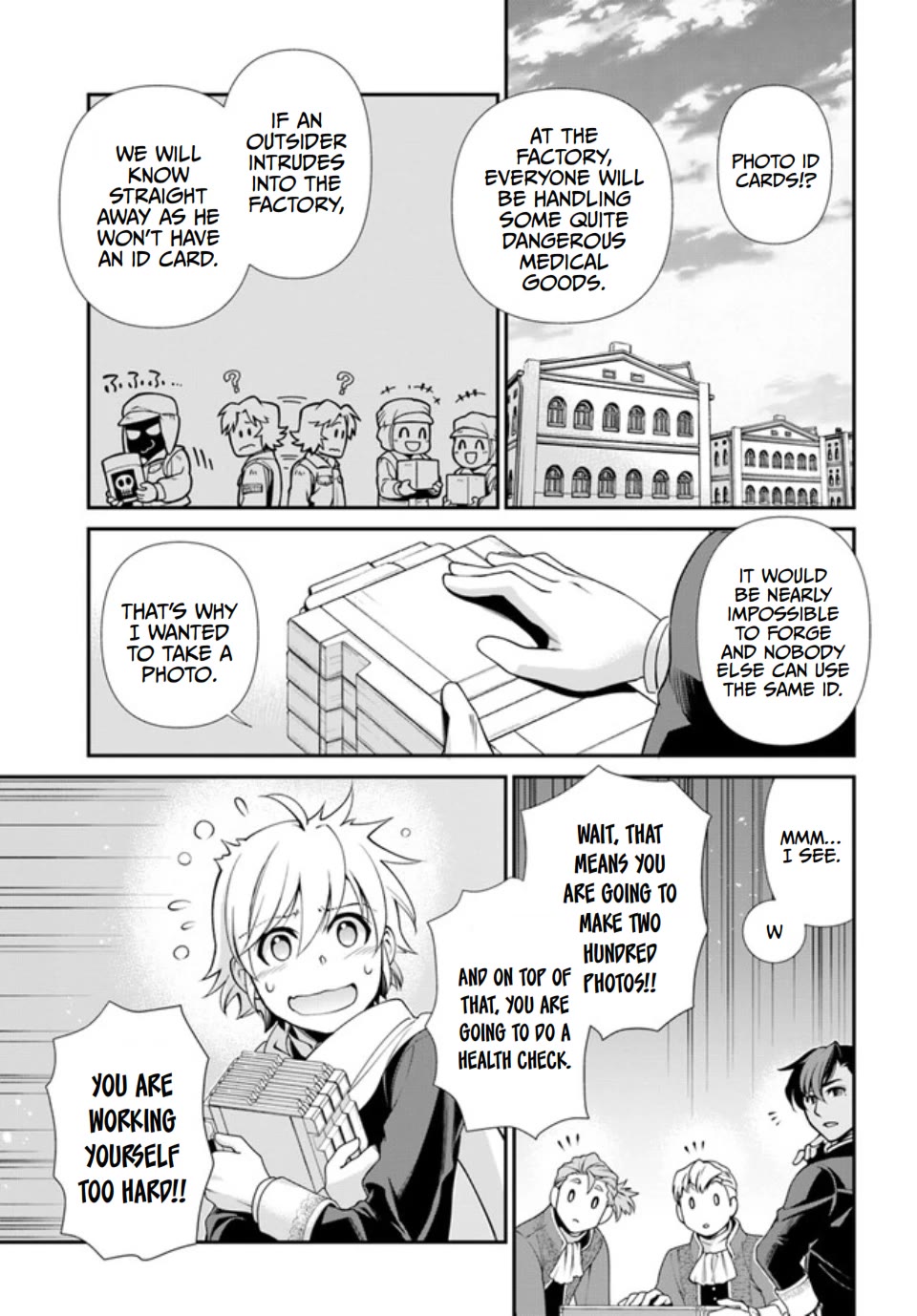 Isekai Yakkyoku Chapter 47 page 23 - Chapter 47: Marseille's Factory Operation and Commemorative Photo