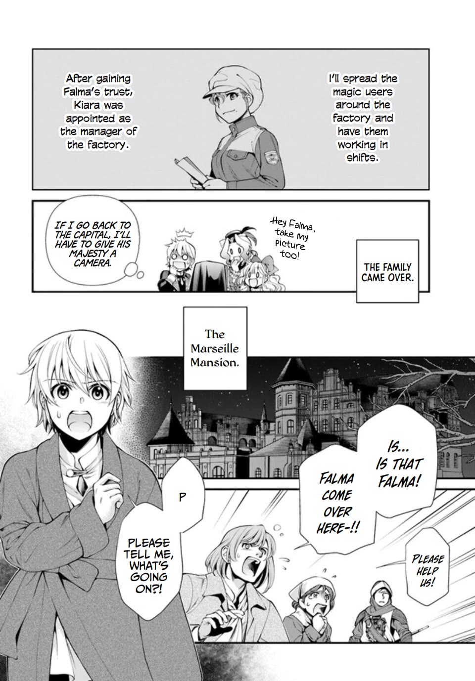 Isekai Yakkyoku Chapter 47 page 30 - Chapter 47: Marseille's Factory Operation and Commemorative Photo