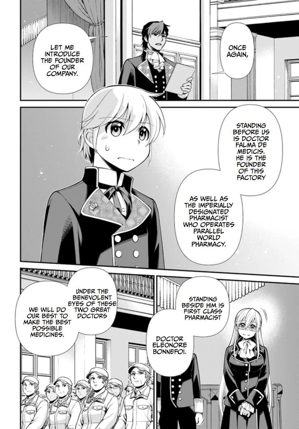 Isekai Yakkyoku Chapter 47 page 8 - Chapter 47: Marseille's Factory Operation and Commemorative Photo
