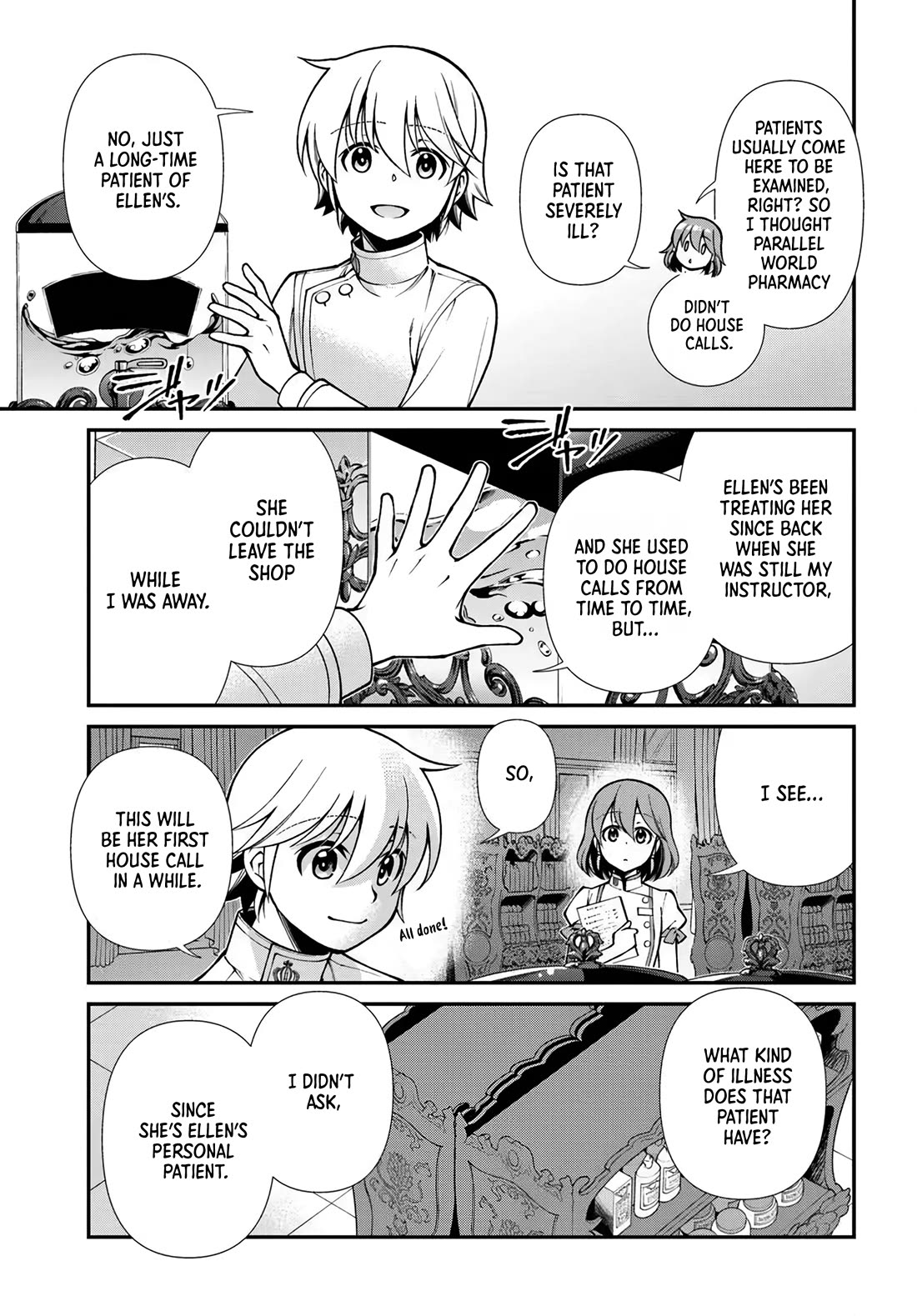 Isekai Yakkyoku Chapter 68 page 3 - Chapter 68: Medicine and Conviction