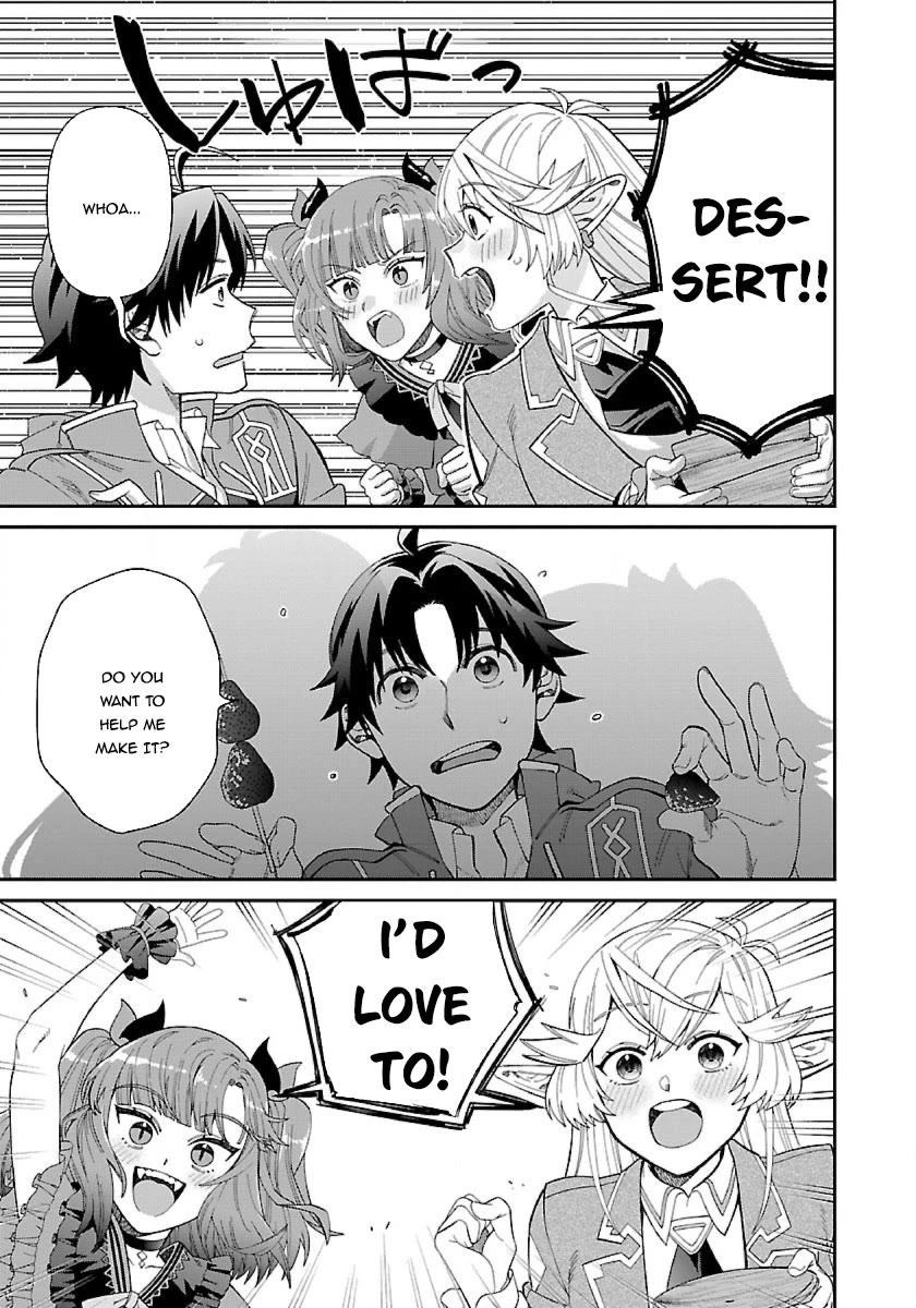 Isekai Yururi Camp Chapter 13.2 page 3 - Chapter 13.2: Honey-Cotted Strawberrys