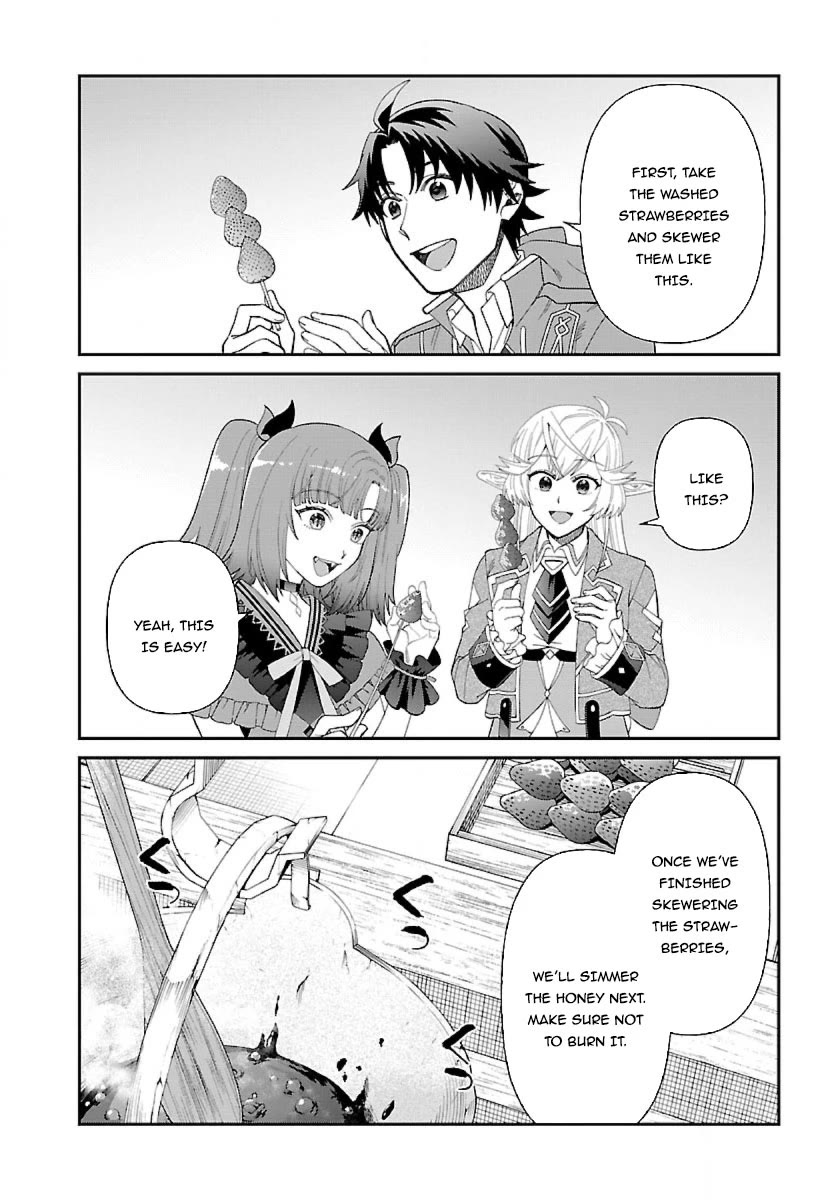 Isekai Yururi Camp Chapter 13.2 page 4 - Chapter 13.2: Honey-Cotted Strawberrys