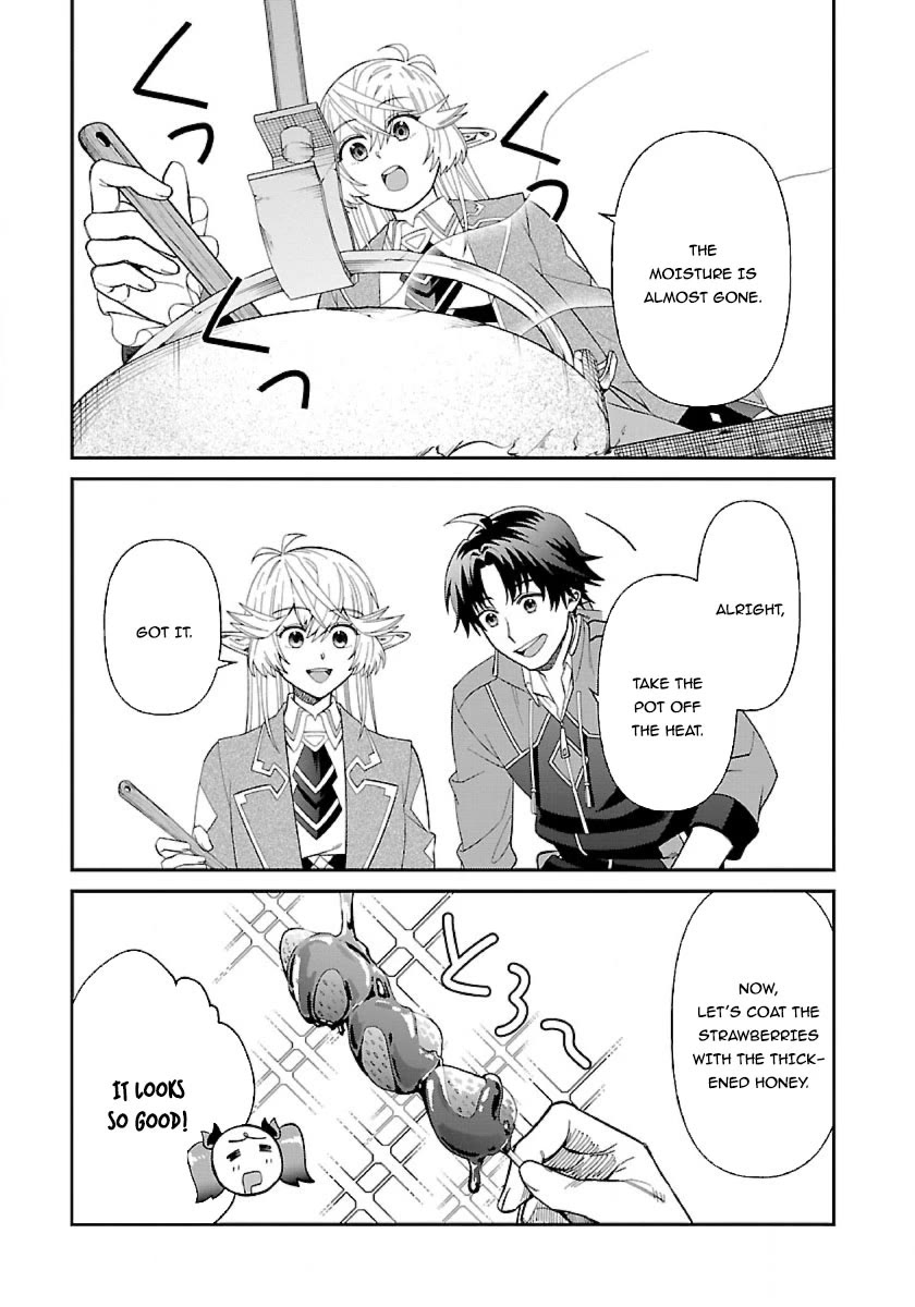 Isekai Yururi Camp Chapter 13.2 page 5 - Chapter 13.2: Honey-Cotted Strawberrys