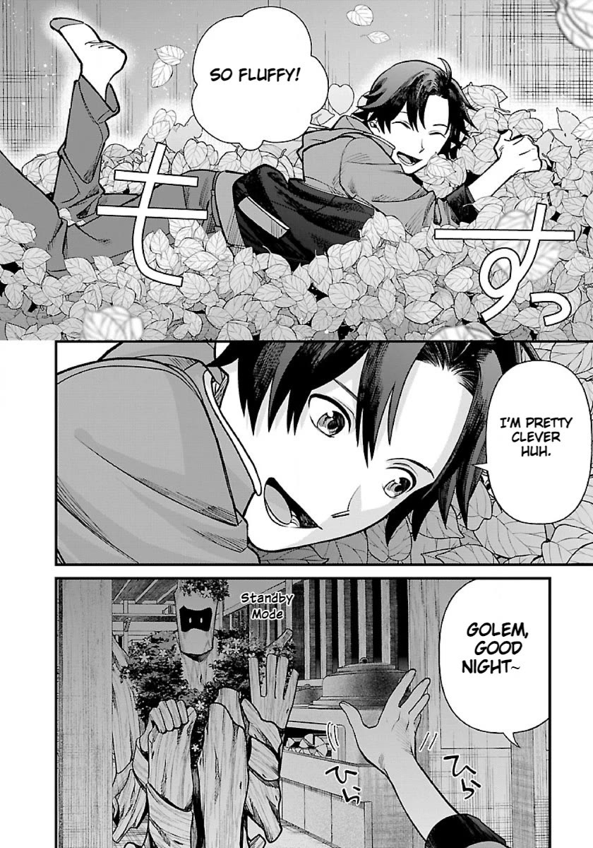 Isekai Yururi Camp Chapter 2 page 14 - Chapter 2: Golem