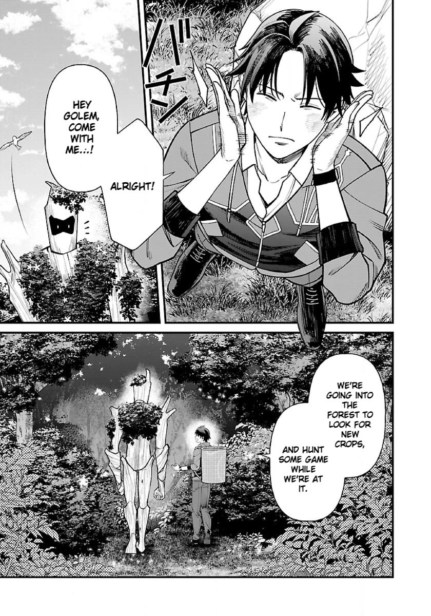Isekai Yururi Camp Chapter 2 page 27 - Chapter 2: Golem