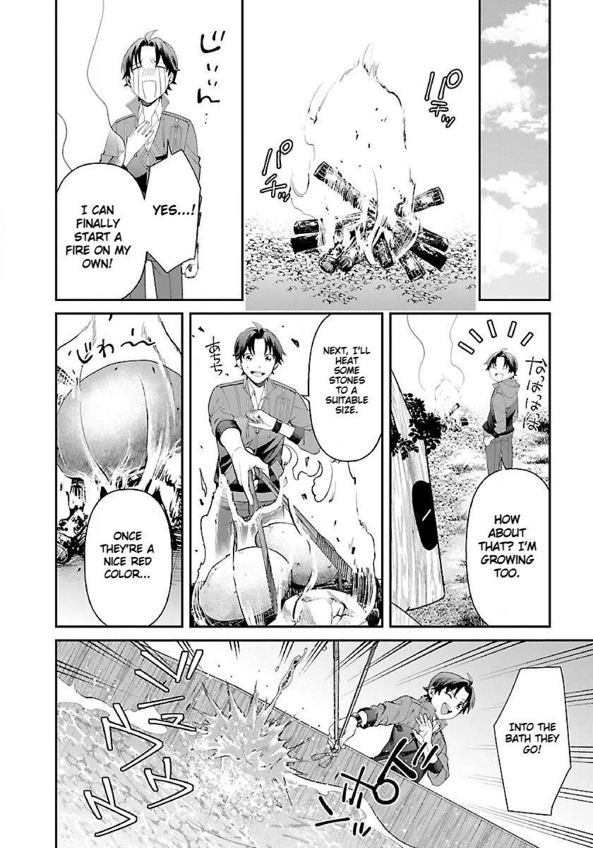 Isekai Yururi Camp Chapter 4 page 24 - Chapter 4: Bath Time And The Injured Elf