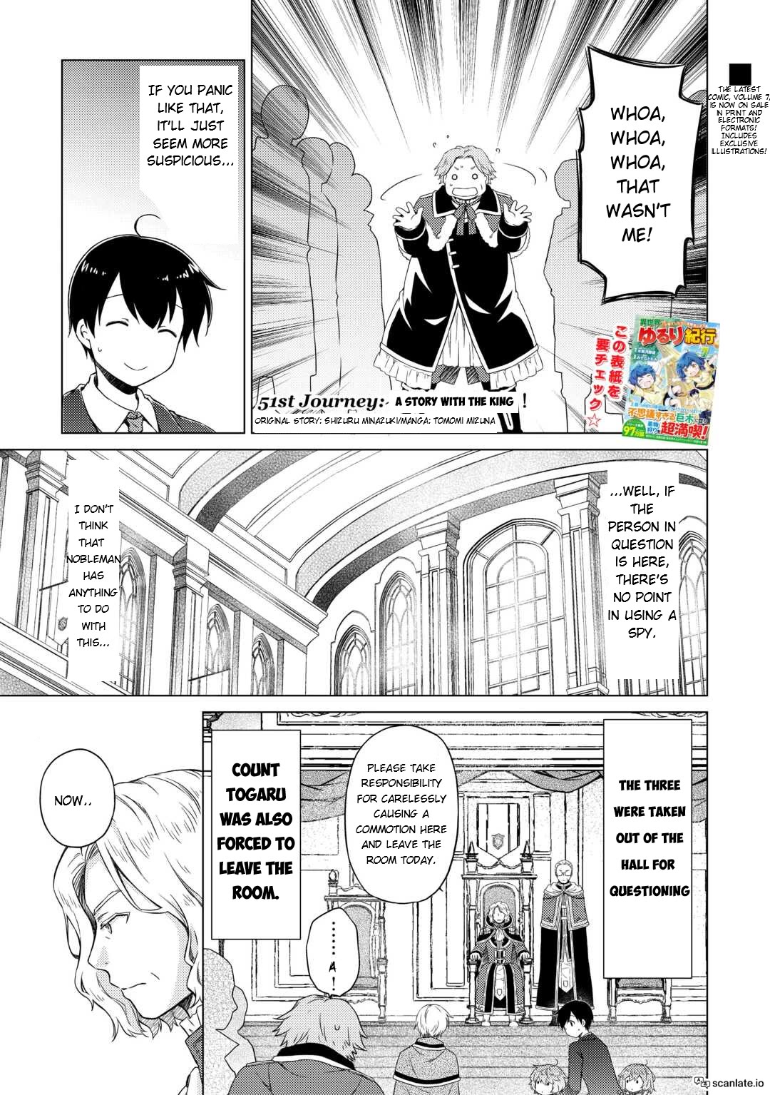 Isekai Yururi Kikou: Raising Children While Being an Adventurer Chapter 51 page 1 - Chapter 51: A Story with The King