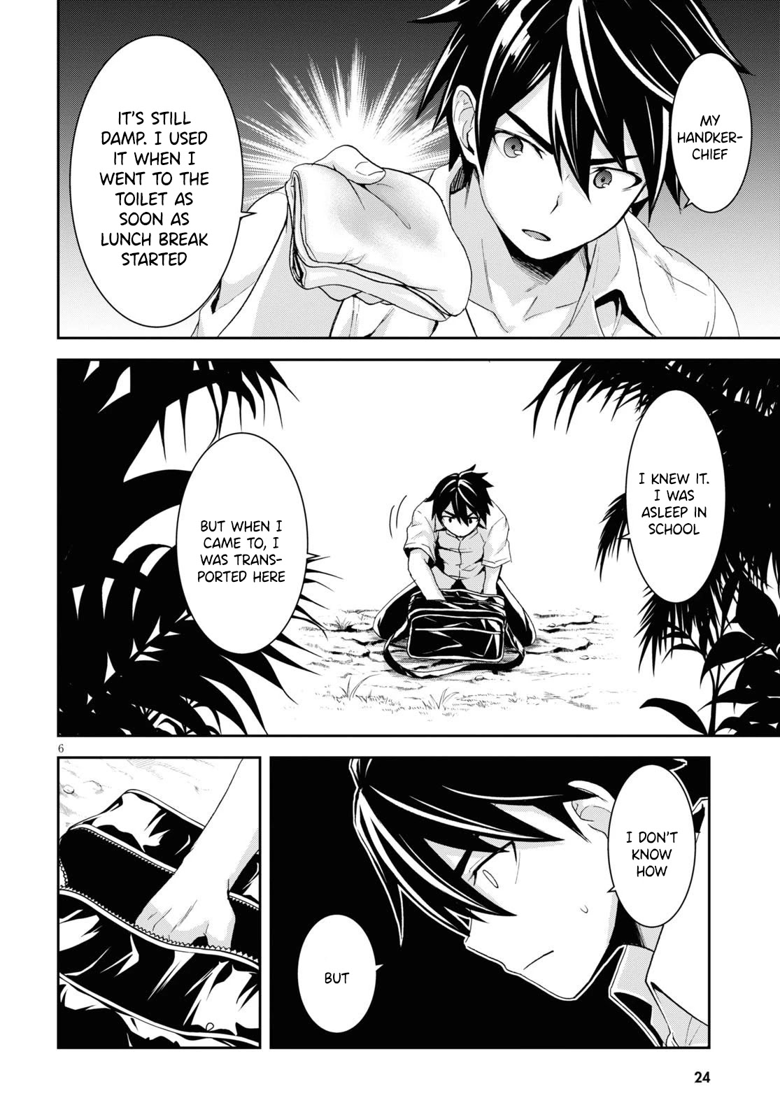 Isekai Yurutto Survival Seikatsu: Gakkou no Minna to Isekai no Mujintou ni Tenishitakedo Ore Dake Rakushou desu Chapter 1 page 10 - Chapter 1