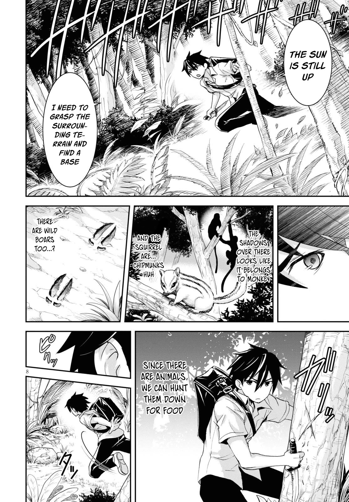 Isekai Yurutto Survival Seikatsu: Gakkou no Minna to Isekai no Mujintou ni Tenishitakedo Ore Dake Rakushou desu Chapter 1 page 12 - Chapter 1
