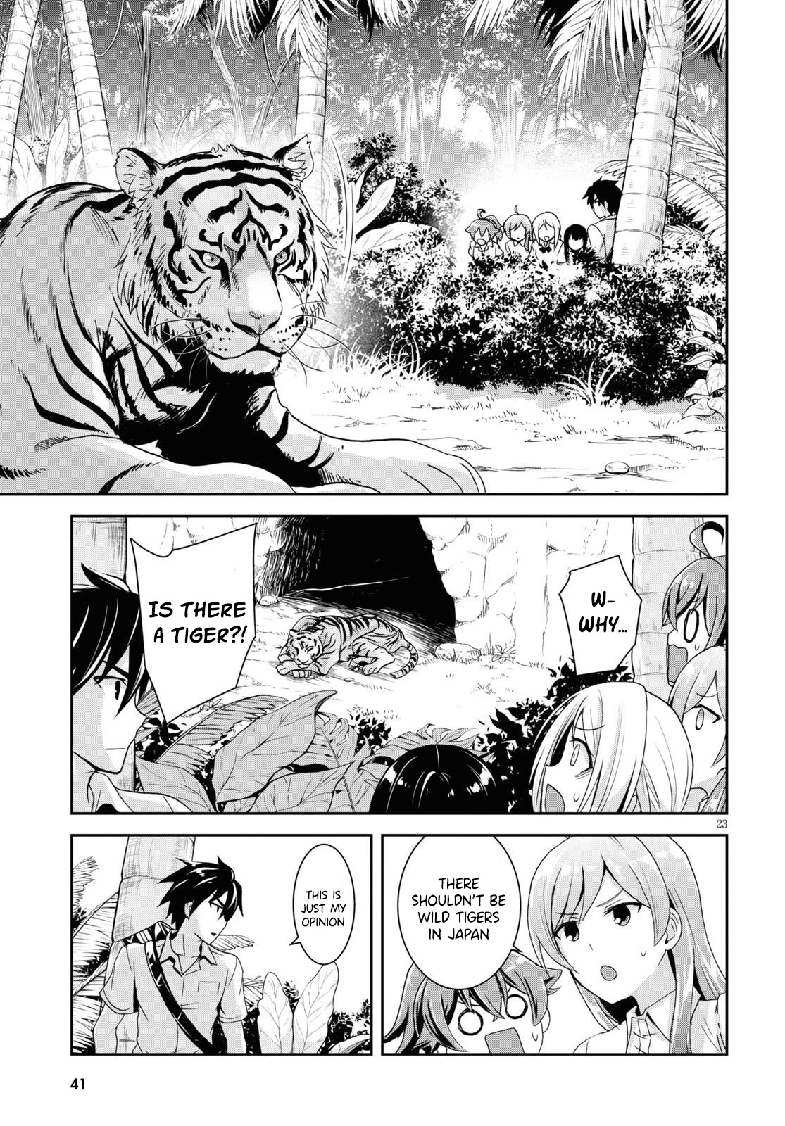 Isekai Yurutto Survival Seikatsu: Gakkou no Minna to Isekai no Mujintou ni Tenishitakedo Ore Dake Rakushou desu Chapter 1 page 27 - Chapter 1