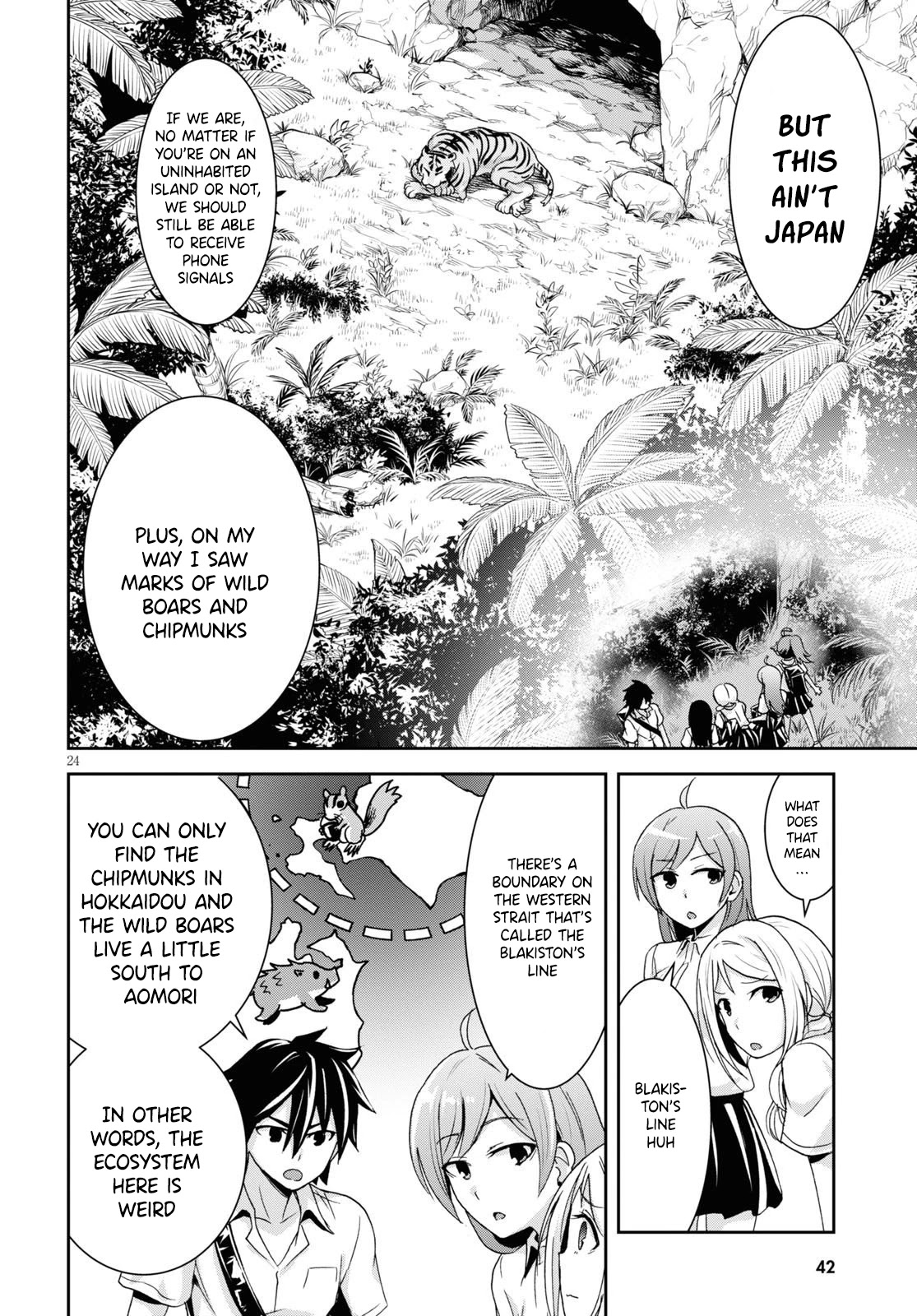 Isekai Yurutto Survival Seikatsu: Gakkou no Minna to Isekai no Mujintou ni Tenishitakedo Ore Dake Rakushou desu Chapter 1 page 28 - Chapter 1