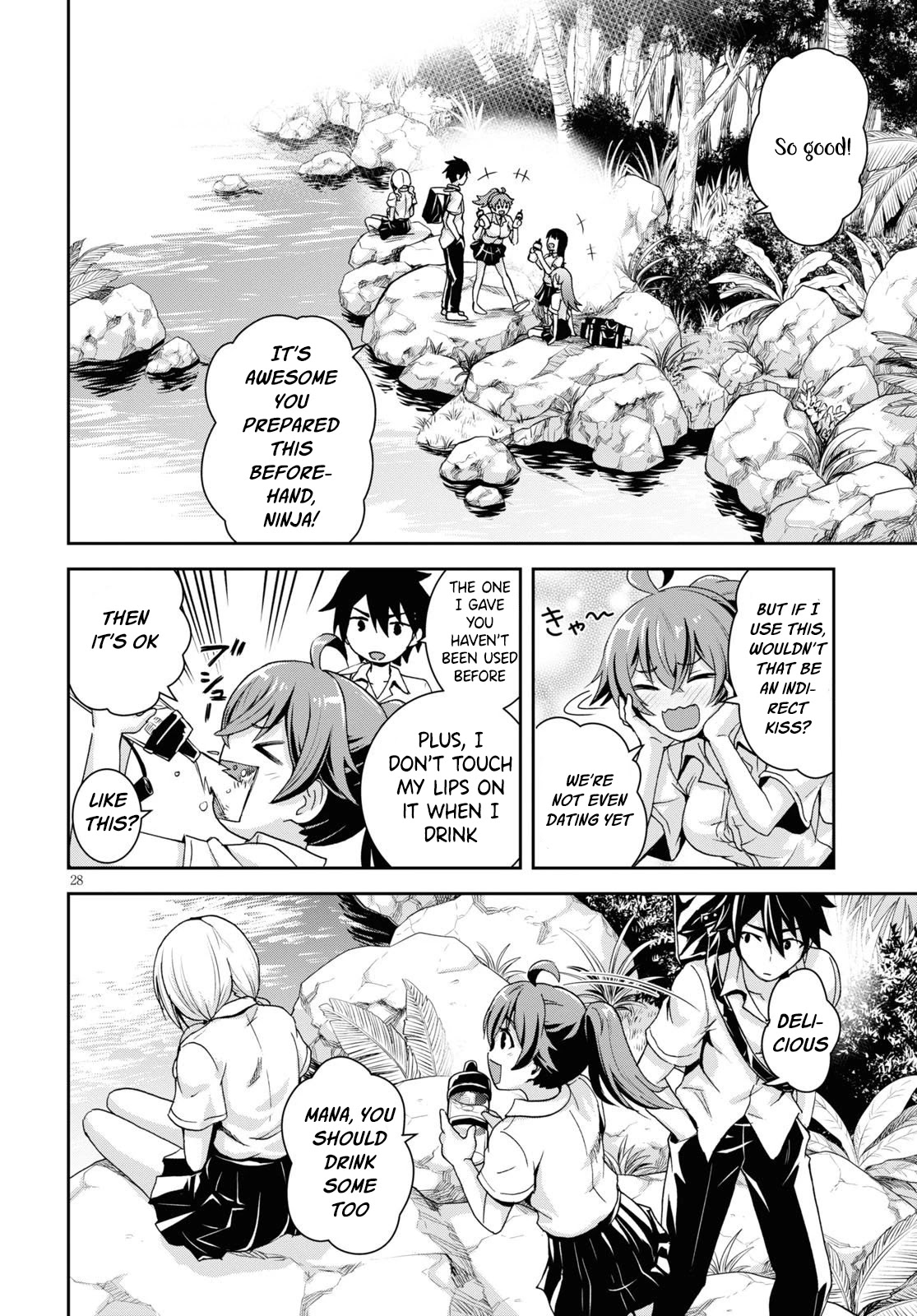 Isekai Yurutto Survival Seikatsu: Gakkou no Minna to Isekai no Mujintou ni Tenishitakedo Ore Dake Rakushou desu Chapter 1 page 32 - Chapter 1