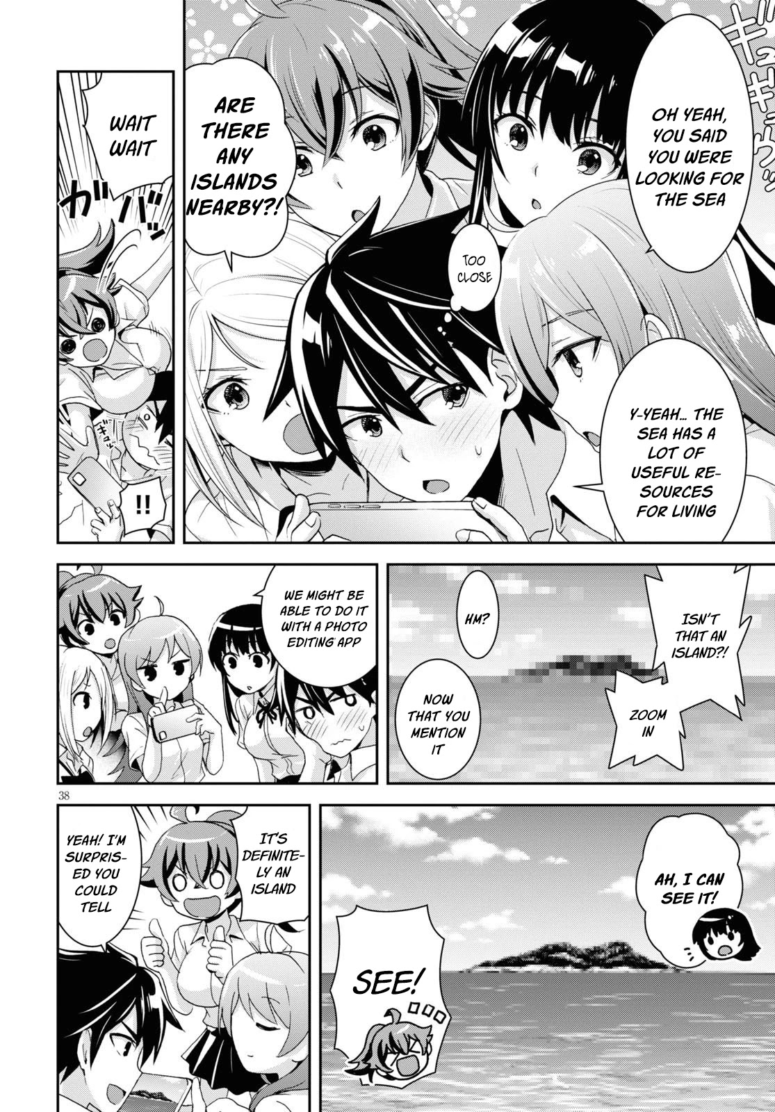 Isekai Yurutto Survival Seikatsu: Gakkou no Minna to Isekai no Mujintou ni Tenishitakedo Ore Dake Rakushou desu Chapter 1 page 42 - Chapter 1