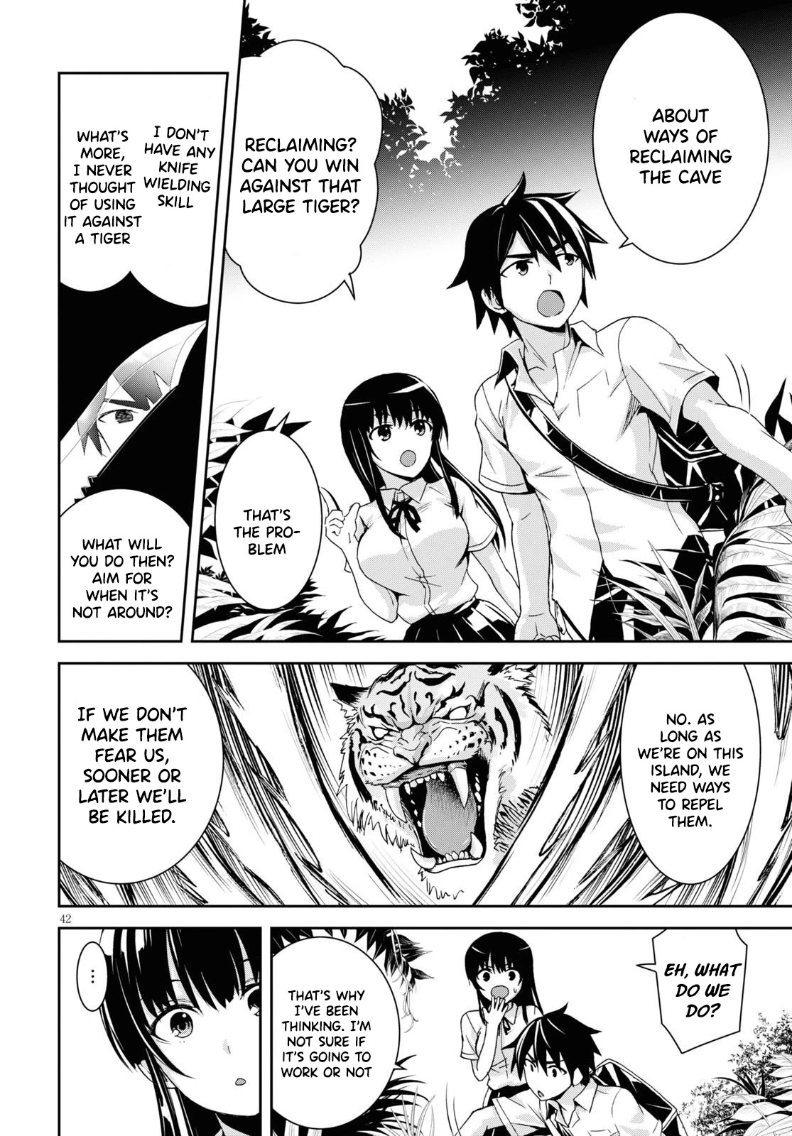 Isekai Yurutto Survival Seikatsu: Gakkou no Minna to Isekai no Mujintou ni Tenishitakedo Ore Dake Rakushou desu Chapter 1 page 46 - Chapter 1