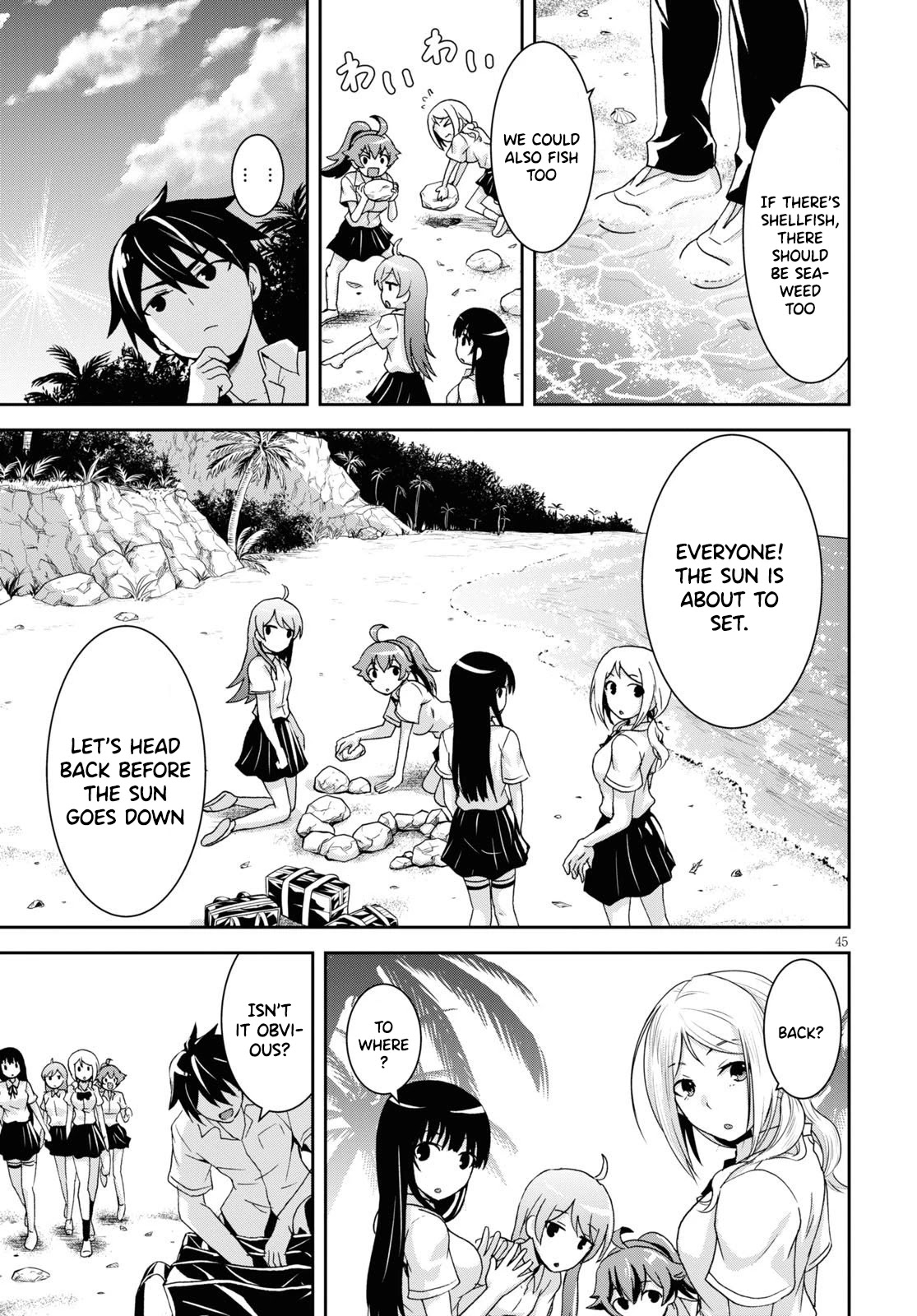 Isekai Yurutto Survival Seikatsu: Gakkou no Minna to Isekai no Mujintou ni Tenishitakedo Ore Dake Rakushou desu Chapter 1 page 49 - Chapter 1