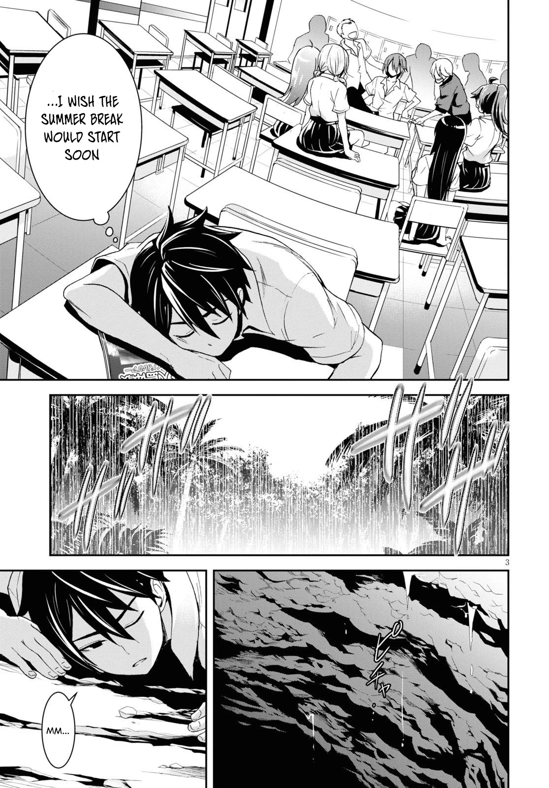 Isekai Yurutto Survival Seikatsu: Gakkou no Minna to Isekai no Mujintou ni Tenishitakedo Ore Dake Rakushou desu Chapter 1 page 7 - Chapter 1