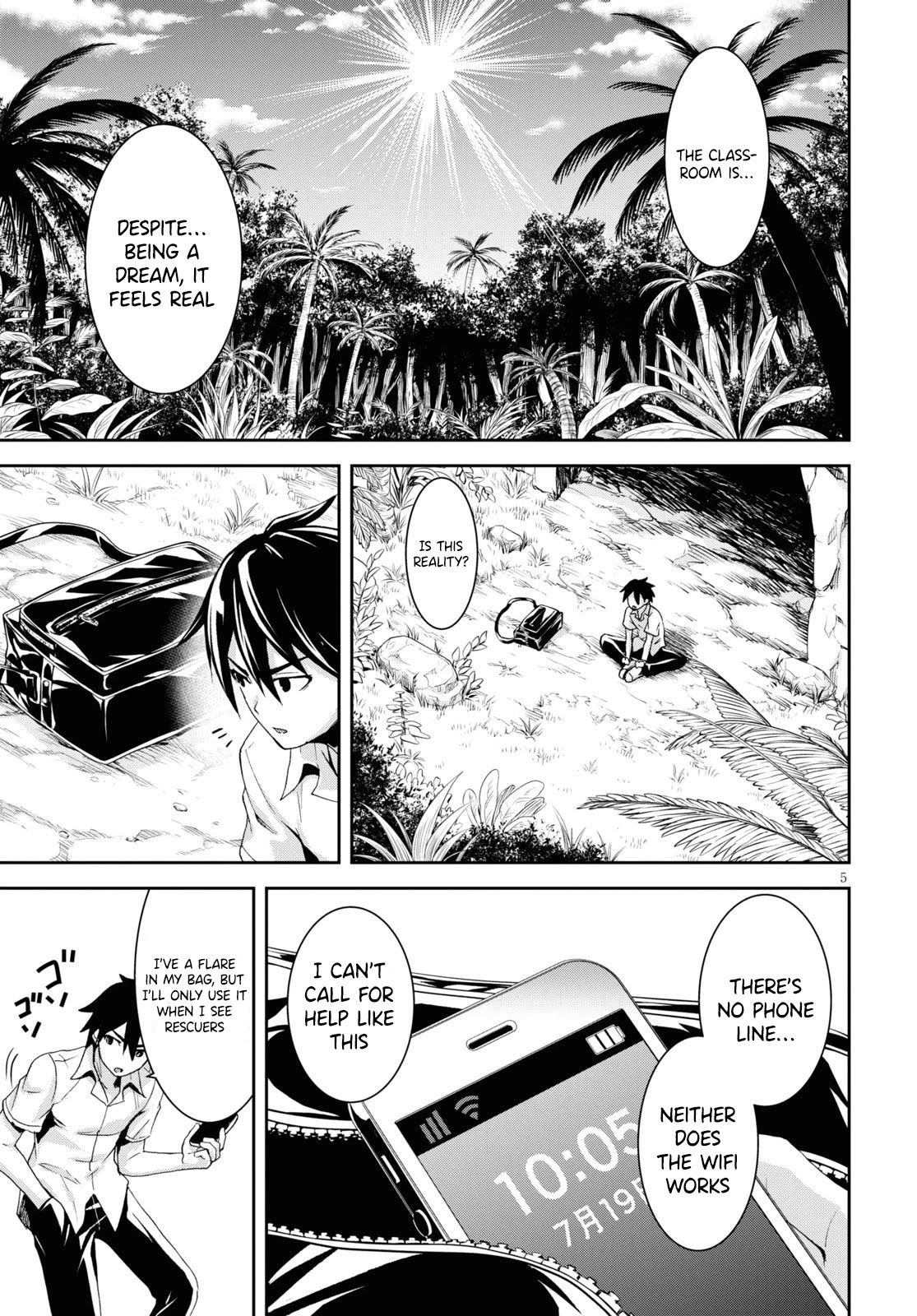 Isekai Yurutto Survival Seikatsu: Gakkou no Minna to Isekai no Mujintou ni Tenishitakedo Ore Dake Rakushou desu Chapter 1 page 9 - Chapter 1