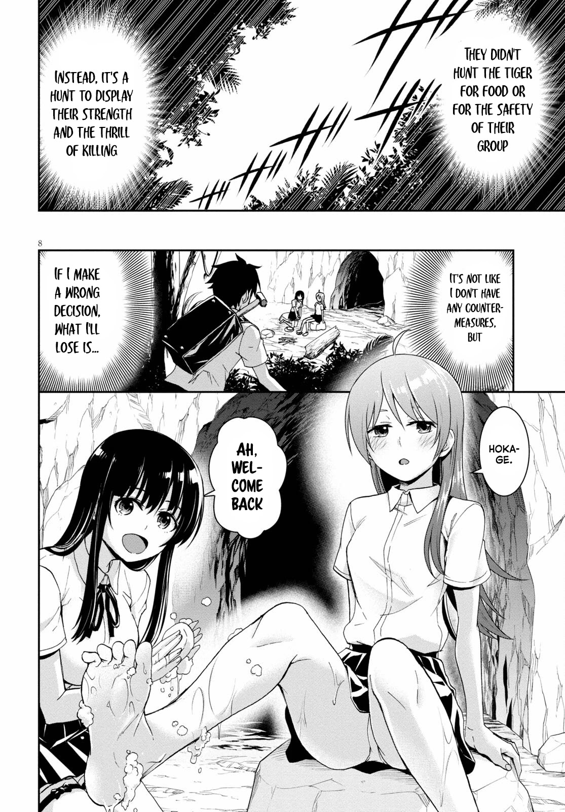 Isekai Yurutto Survival Seikatsu: Gakkou no Minna to Isekai no Mujintou ni Tenishitakedo Ore Dake Rakushou desu Chapter 10 page 9 - Chapter 10