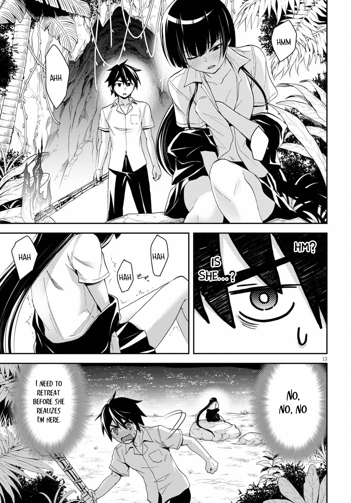 Isekai Yurutto Survival Seikatsu: Gakkou no Minna to Isekai no Mujintou ni Tenishitakedo Ore Dake Rakushou desu Chapter 11 page 14 - Chapter 11