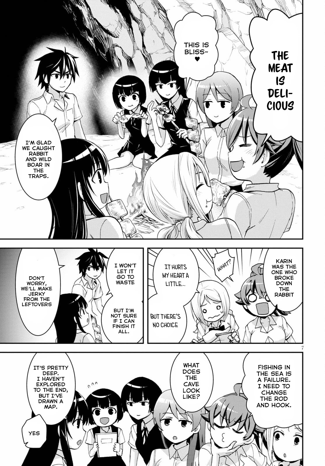 Isekai Yurutto Survival Seikatsu: Gakkou no Minna to Isekai no Mujintou ni Tenishitakedo Ore Dake Rakushou desu Chapter 11 page 8 - Chapter 11