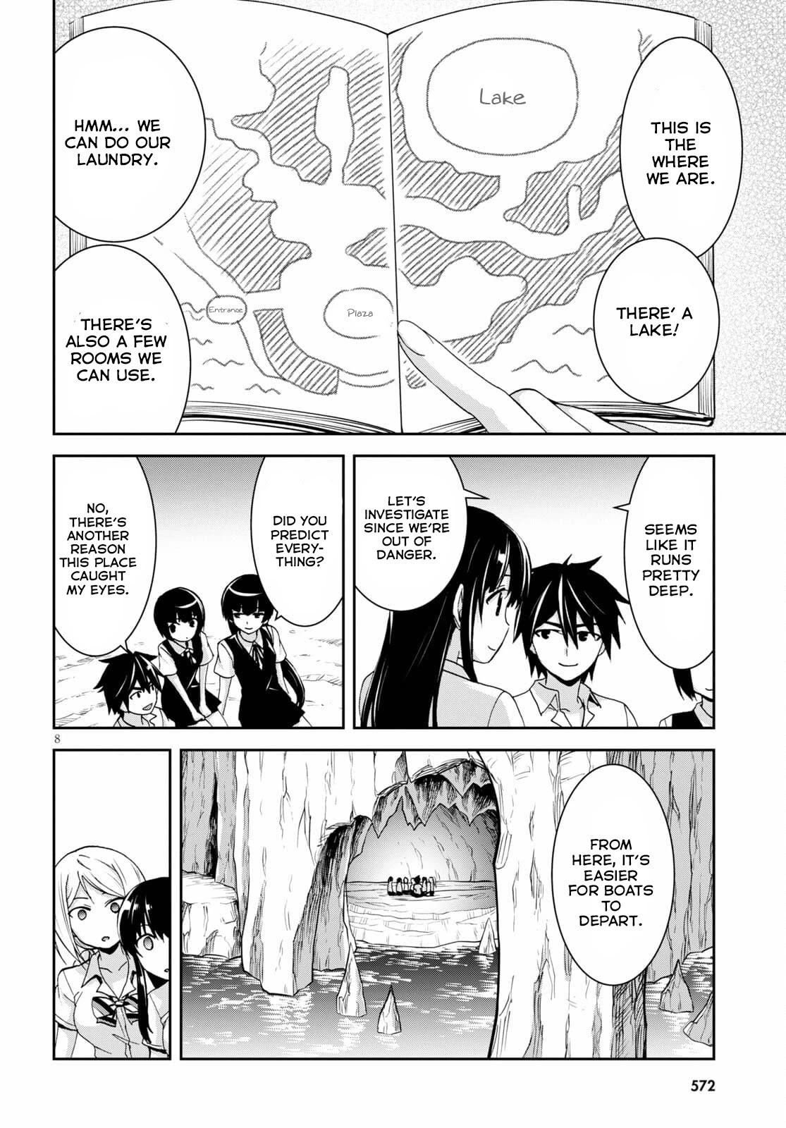 Isekai Yurutto Survival Seikatsu: Gakkou no Minna to Isekai no Mujintou ni Tenishitakedo Ore Dake Rakushou desu Chapter 11 page 9 - Chapter 11