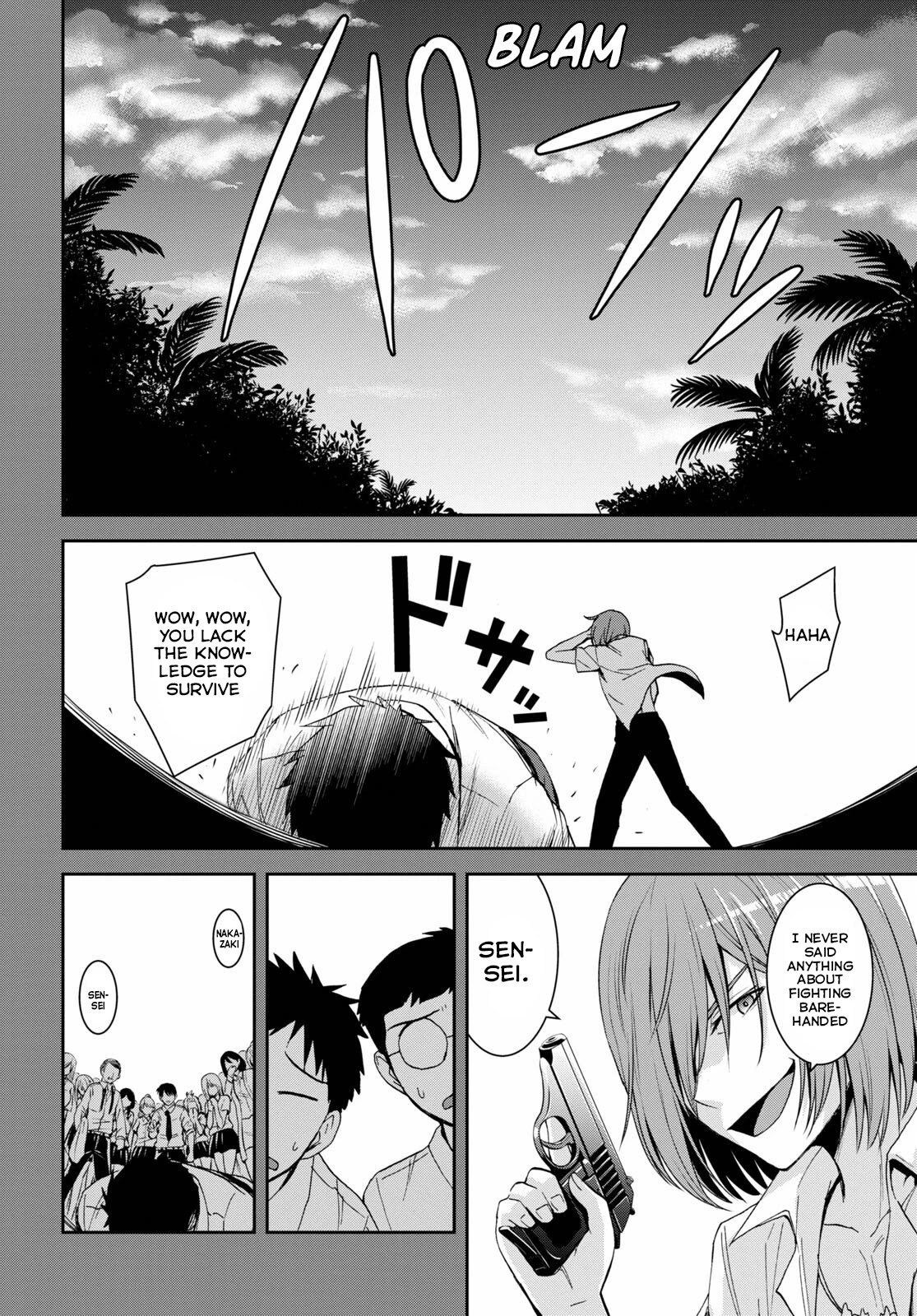 Isekai Yurutto Survival Seikatsu: Gakkou no Minna to Isekai no Mujintou ni Tenishitakedo Ore Dake Rakushou desu Chapter 12 page 12 - Chapter 12